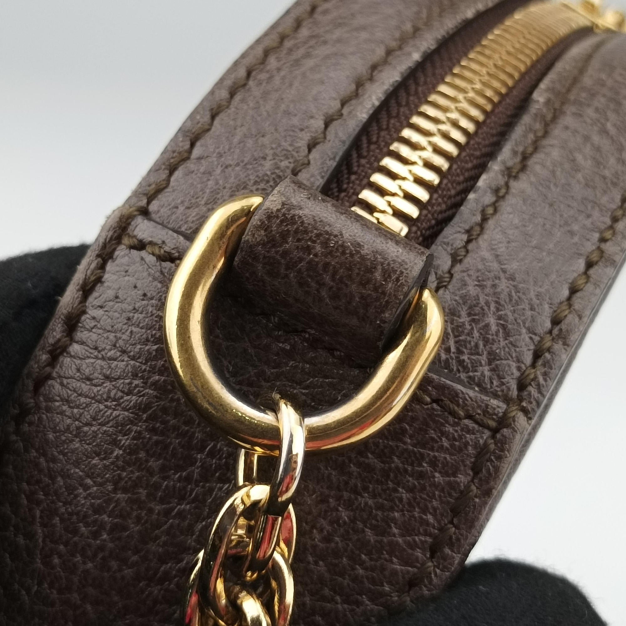 Ophidia Brown×beige×multi PVC coated canvas×Leather 550618 G029343151オフィディア ブラウン×ベージュ×マルチ PVCコーティングキャンバス×レザー 550618 G029343151