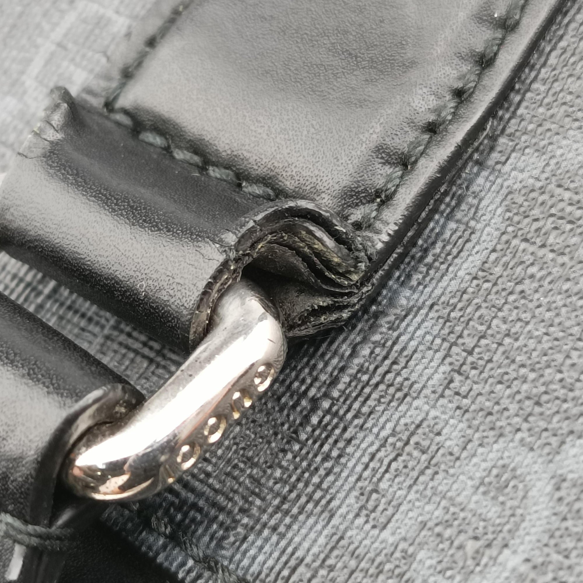 Guccissima Black PVC coated canvas×Leather 474135 I025488356グッチシマ ブラック PVCコーティングキャンバス×レザー 474135 I025488356