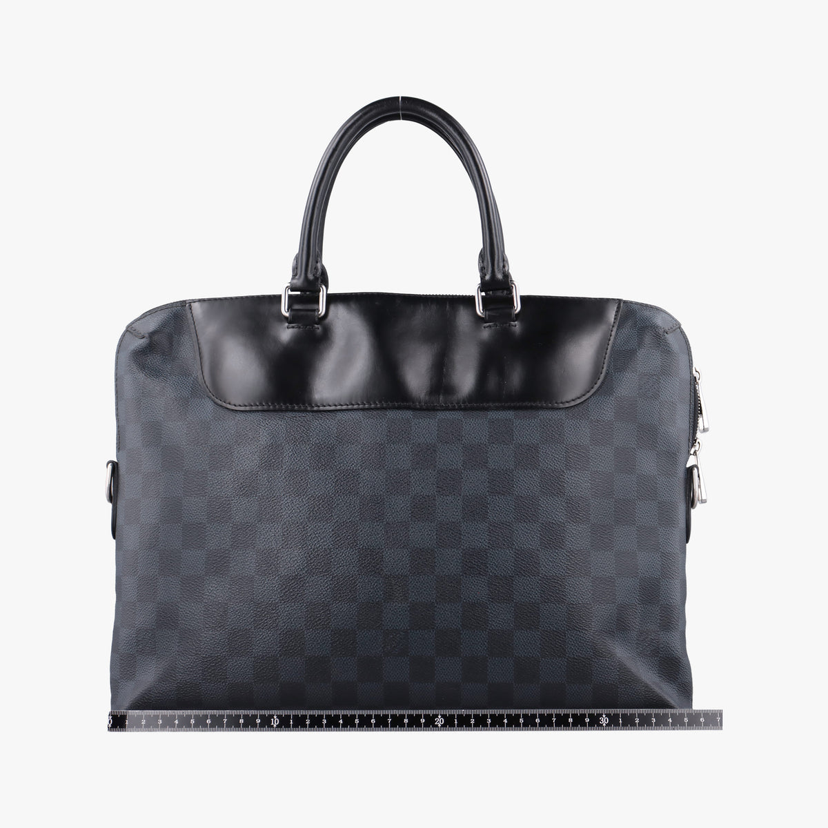 Pre-owned Louis Vuitton Porte-Documents Jour NM Noir Damier Graphite N48260 handbag | stylenewstar