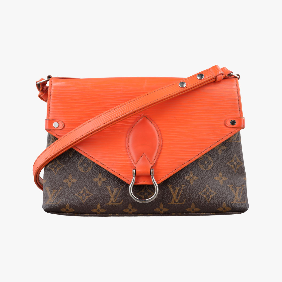 SAINT MICHEL Monogram/Brown x Orange Monogram Canvas×epi CA1137サンミシェル モノグラム/ブラウン x オレンジ モノグラムキャンバス×エピ CA1137