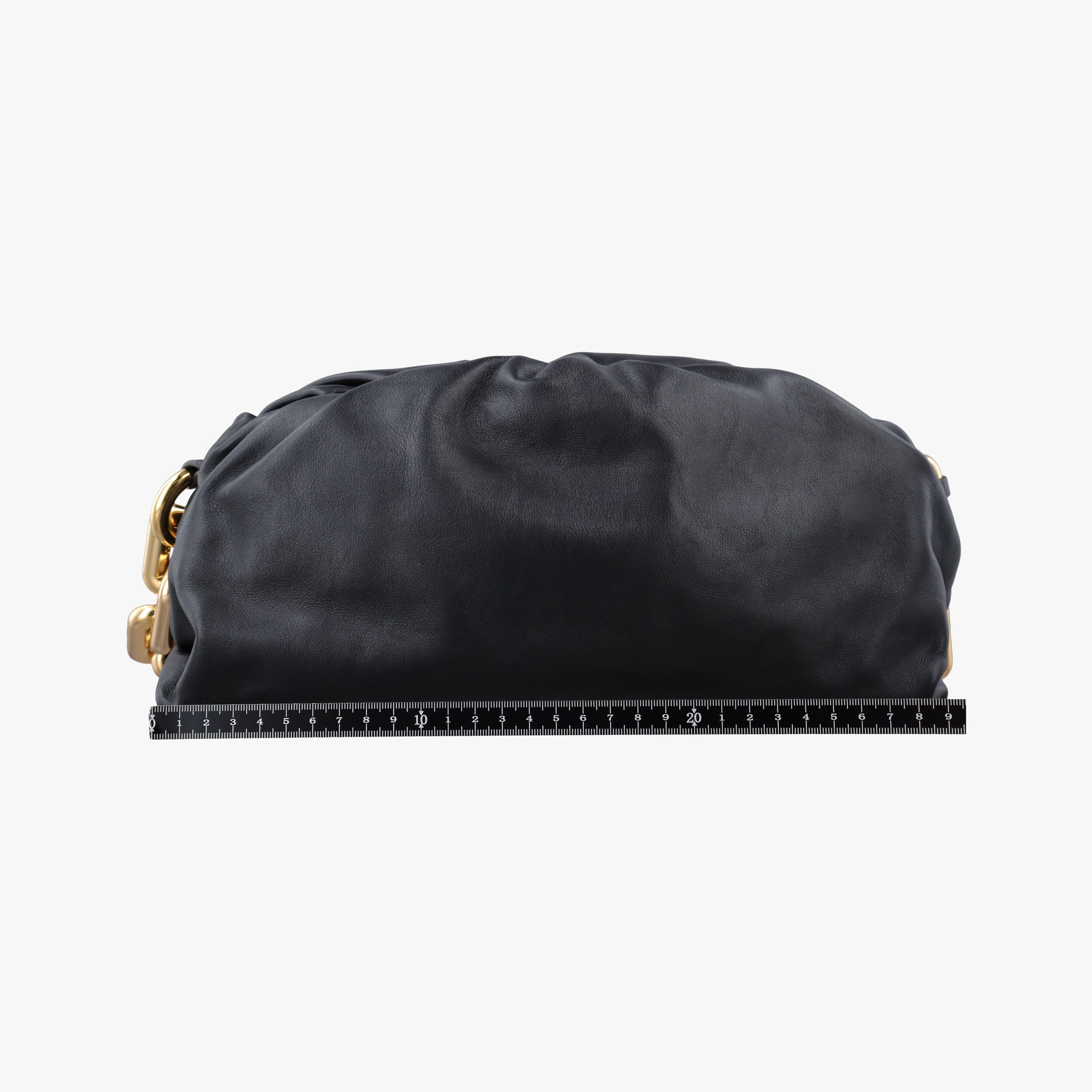 THE Chain Pouch Black lambskin B08983362Qザ チェーン ポーチ ブラック ラムスキン B08983362Q