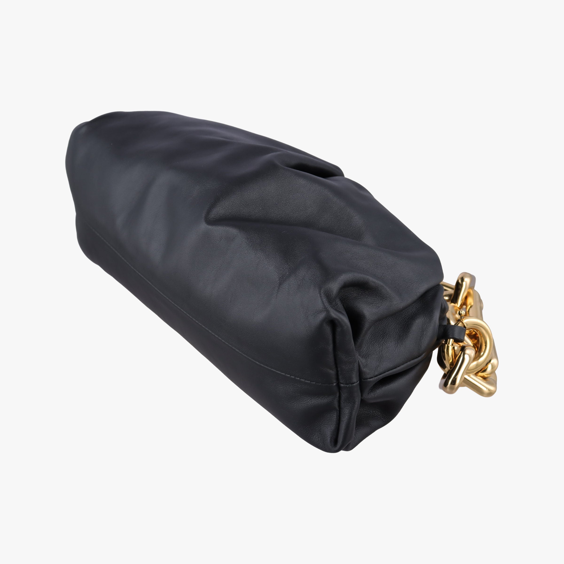 THE Chain Pouch Black lambskin B08983362Qザ チェーン ポーチ ブラック ラムスキン B08983362Q