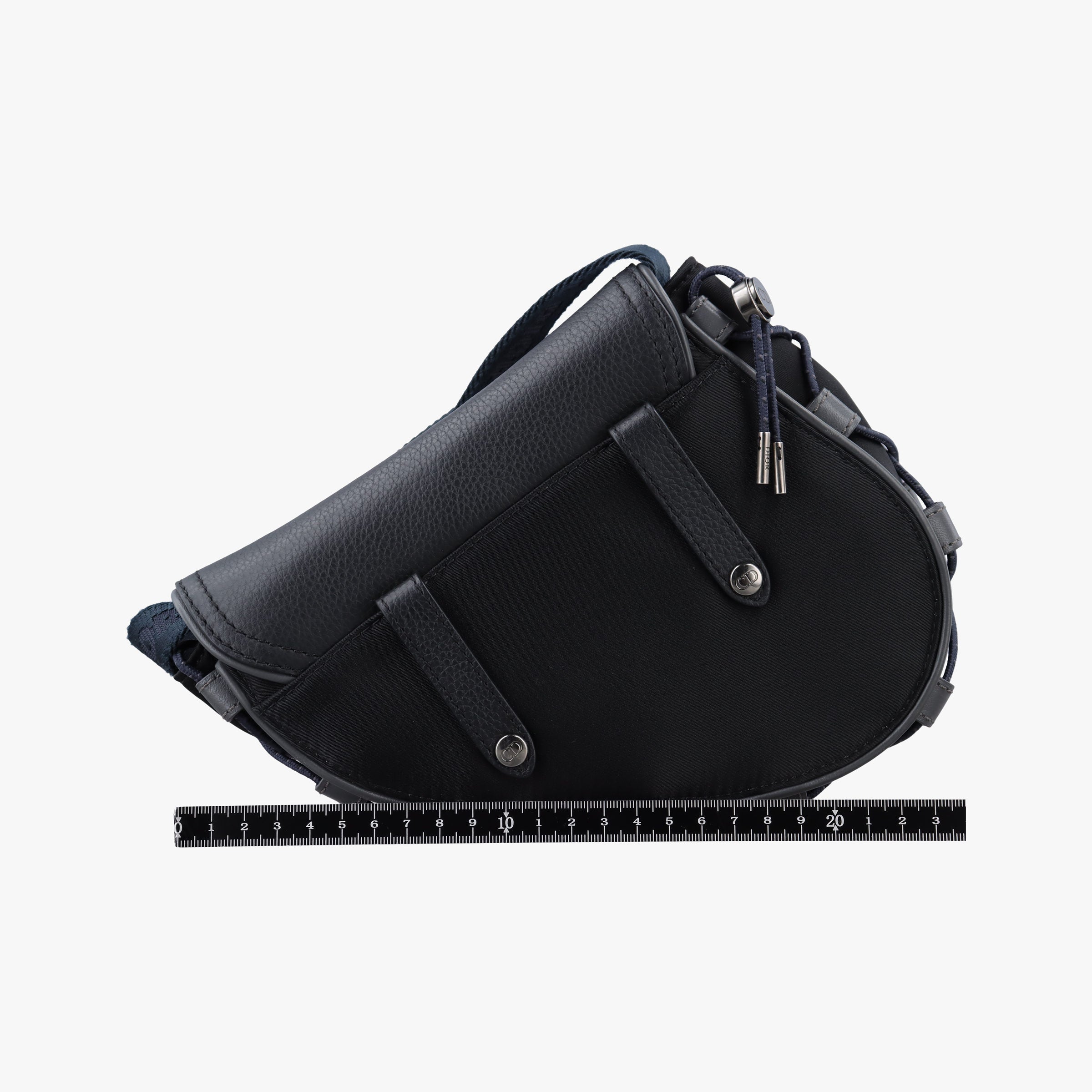 saddle Black Leather×Nylon 27-BO-0291サドル ブラック レザー×ナイロン 27-BO-0291