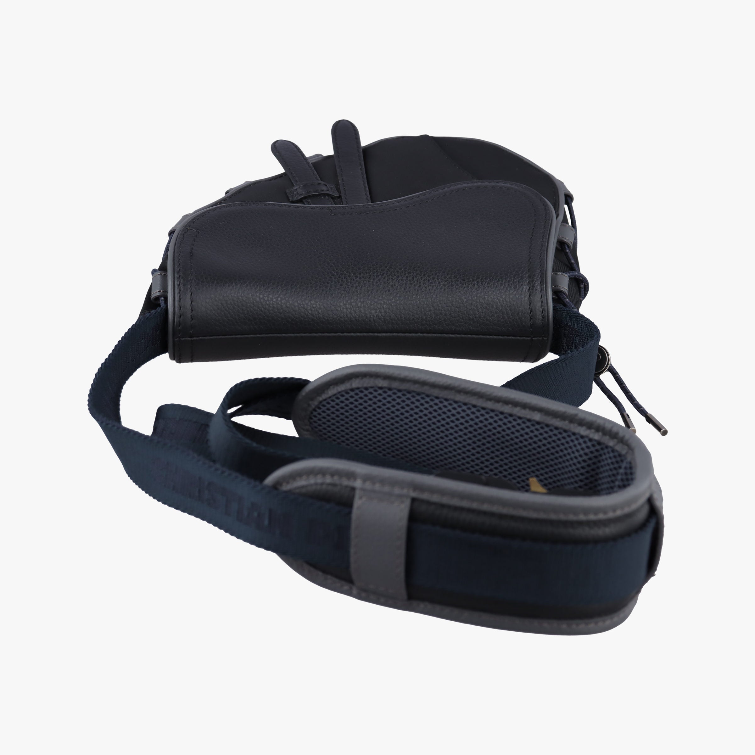 saddle Black Leather×Nylon 27-BO-0291サドル ブラック レザー×ナイロン 27-BO-0291