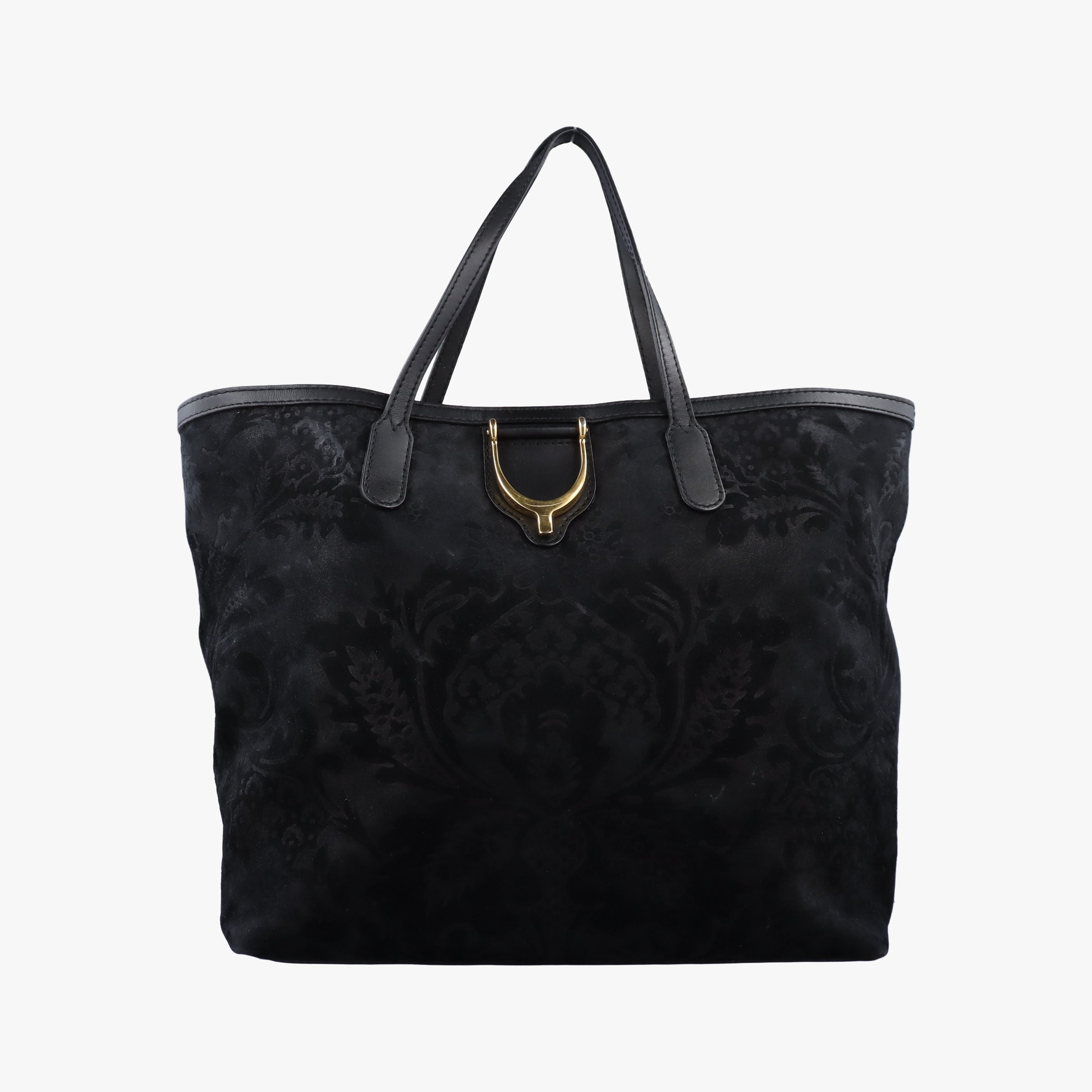 Goldmark Top Handle Black Suede 305585 D012707322ゴールドマークトップハンドル ブラック スエード 305585 D012707322