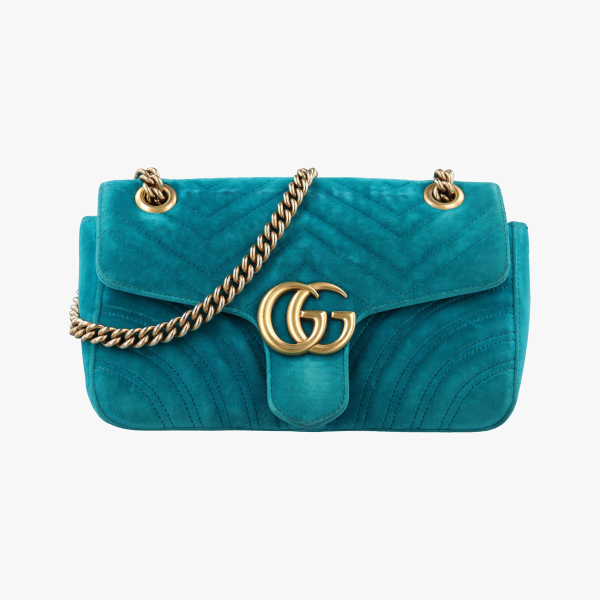 GG Marmont Blue velour 443497 F022343874GGマーモント ブルー ベロア 443497 F022343874