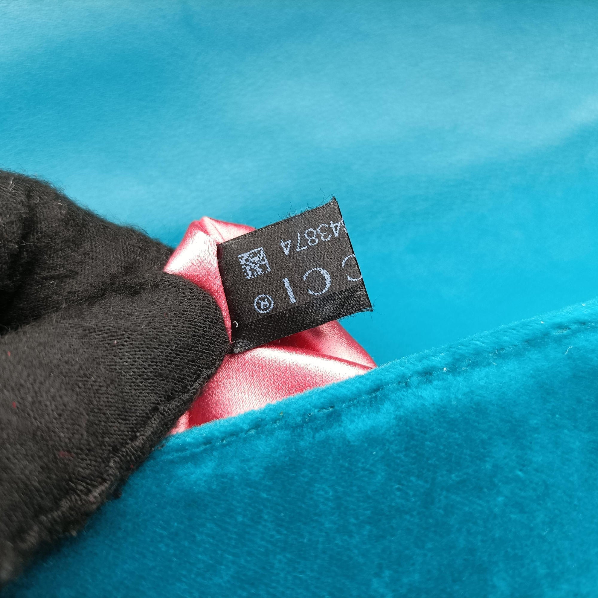 GG Marmont Blue velour 443497 F022343874GGマーモント ブルー ベロア 443497 F022343874