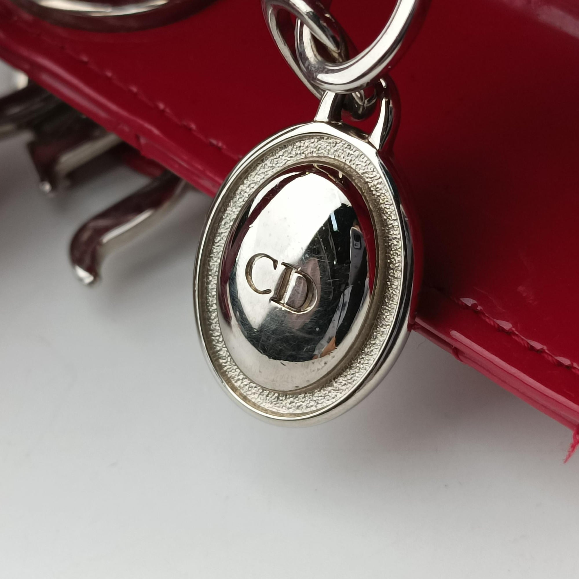 Lady Dior Red patent 16-BO-0152レディディオール レッド パテント 16-BO-0152
