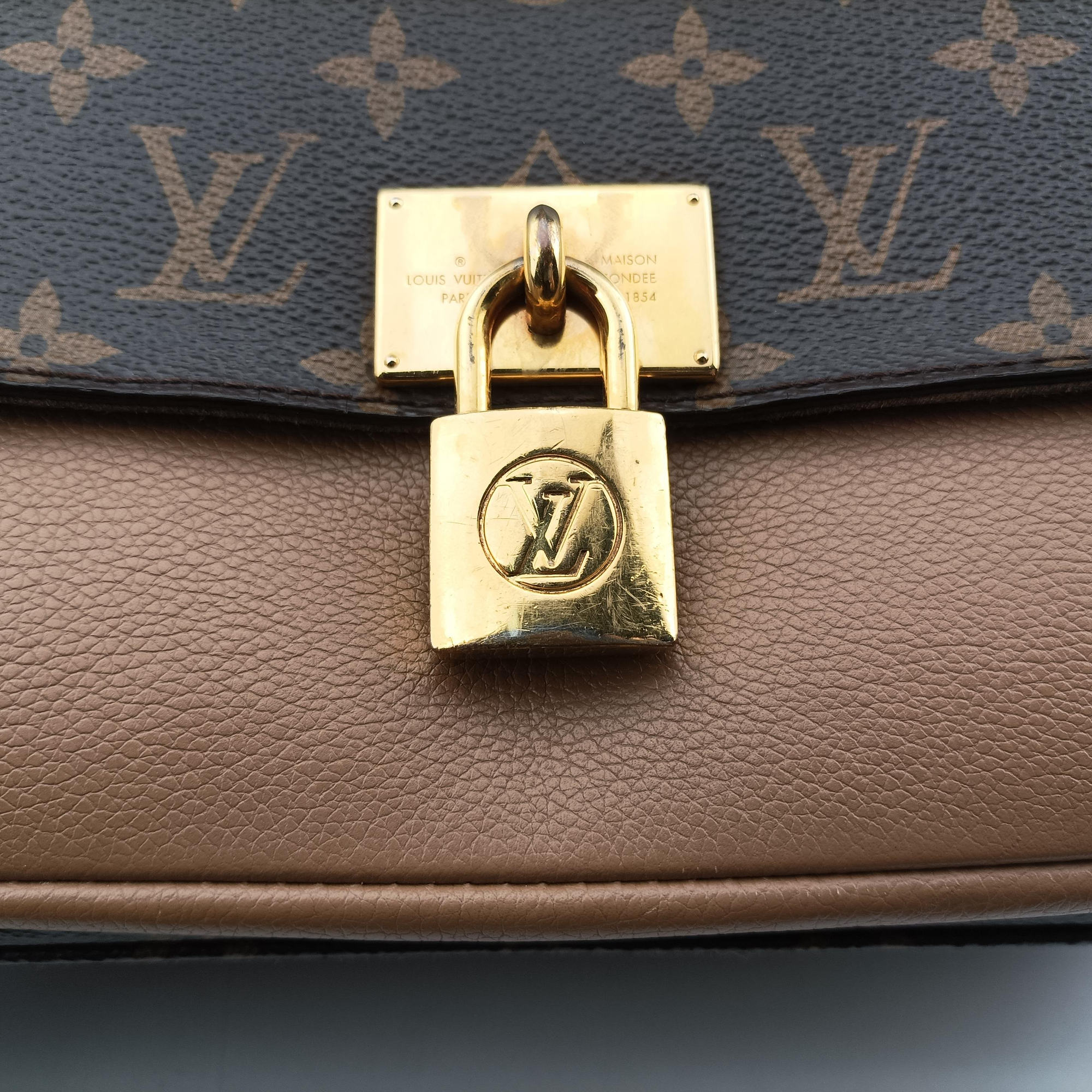 MARIGNAN brown×SESAME Monogram Canvas×calf leather M44259 FL2188マリニャン モノグラム/ブラウン×セサミ モノグラムキャンバス×カーフレザー M44259 FL2188