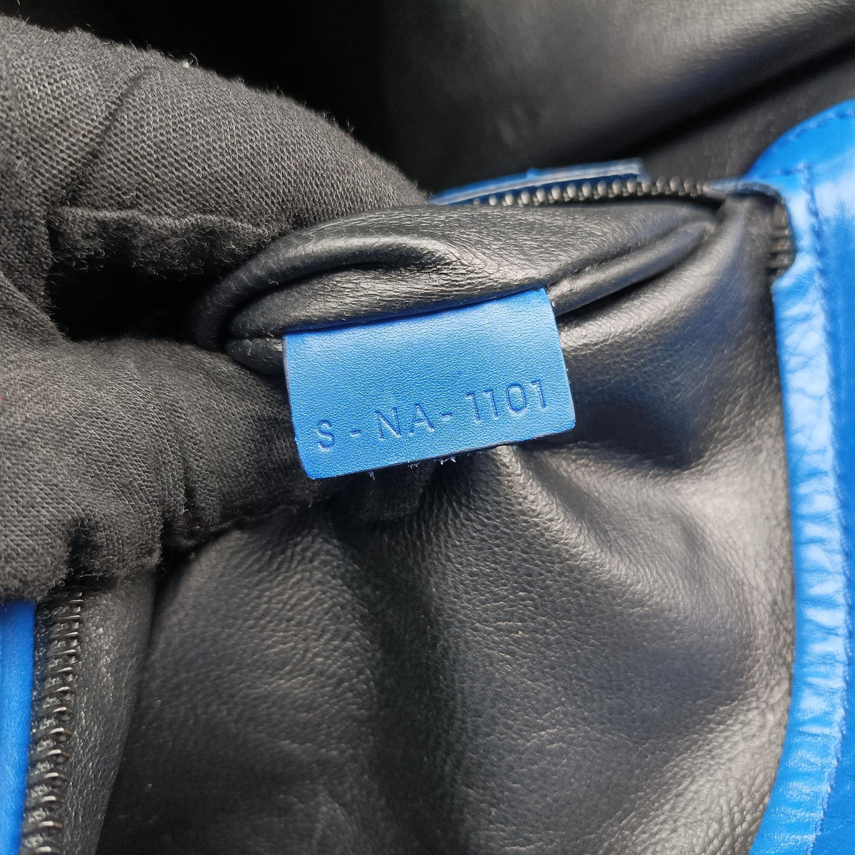 Luggage Square Phantom Blue suede S-NA-1101ラゲージスクエアファントム ブルー スエード S-NA-1101