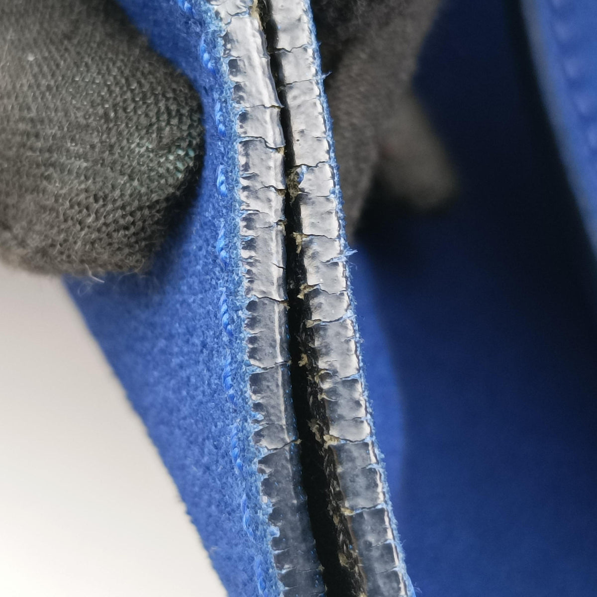 Luggage Square Phantom Blue suede S-NA-1101ラゲージスクエアファントム ブルー スエード S-NA-1101