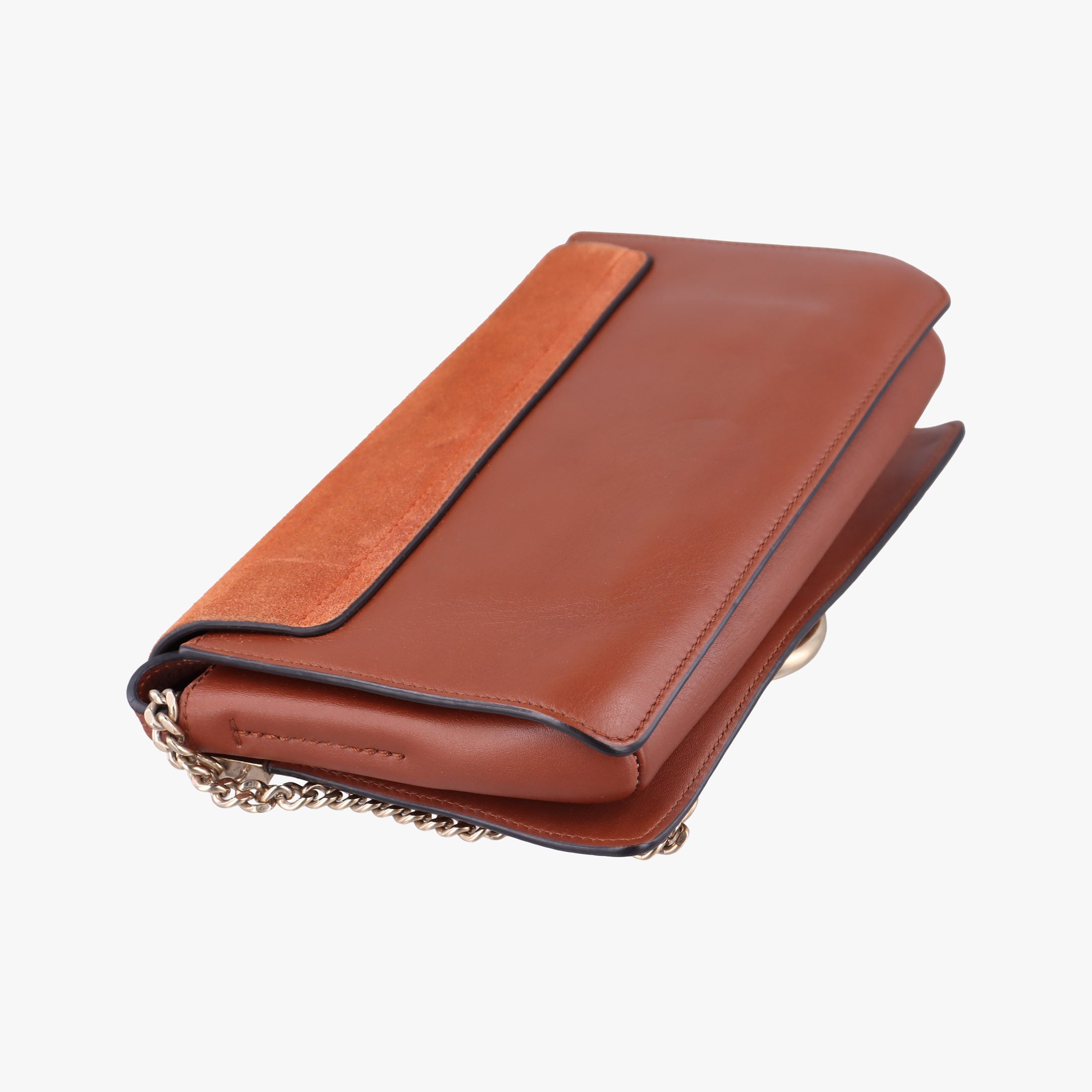 FAYE Brown Suede × leather 01-17-68-65フェイ ブラウン スエード×レザー 01-17-68-65