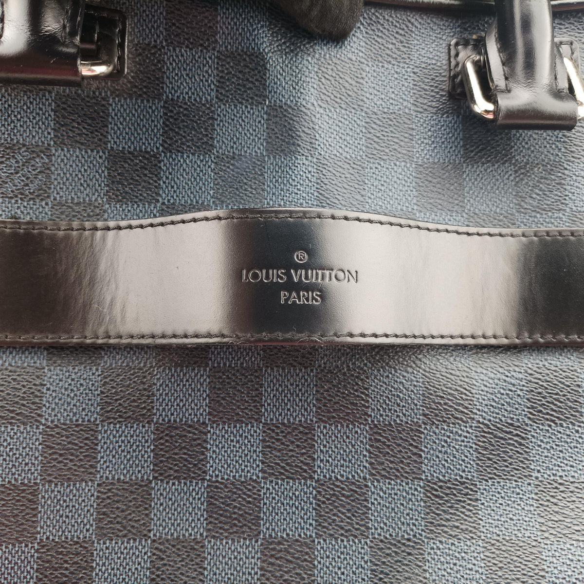 Porte-Documents Business Cobalt×Noir Damier canvas N41347 FL0164ポルトドキュマン ビジネス コバルト×ノワール ダミエ キャンバス N41347 FL0164