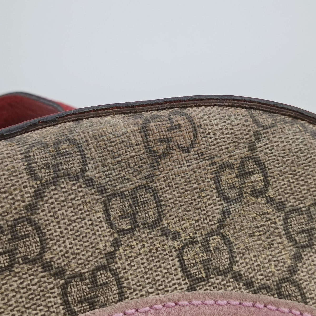 Pre-owned Gucci GG Supreme Bosco dog print beige×Multicolour PVC coated canvas×Leather 495621 backpack/rucksack | stylenewstar