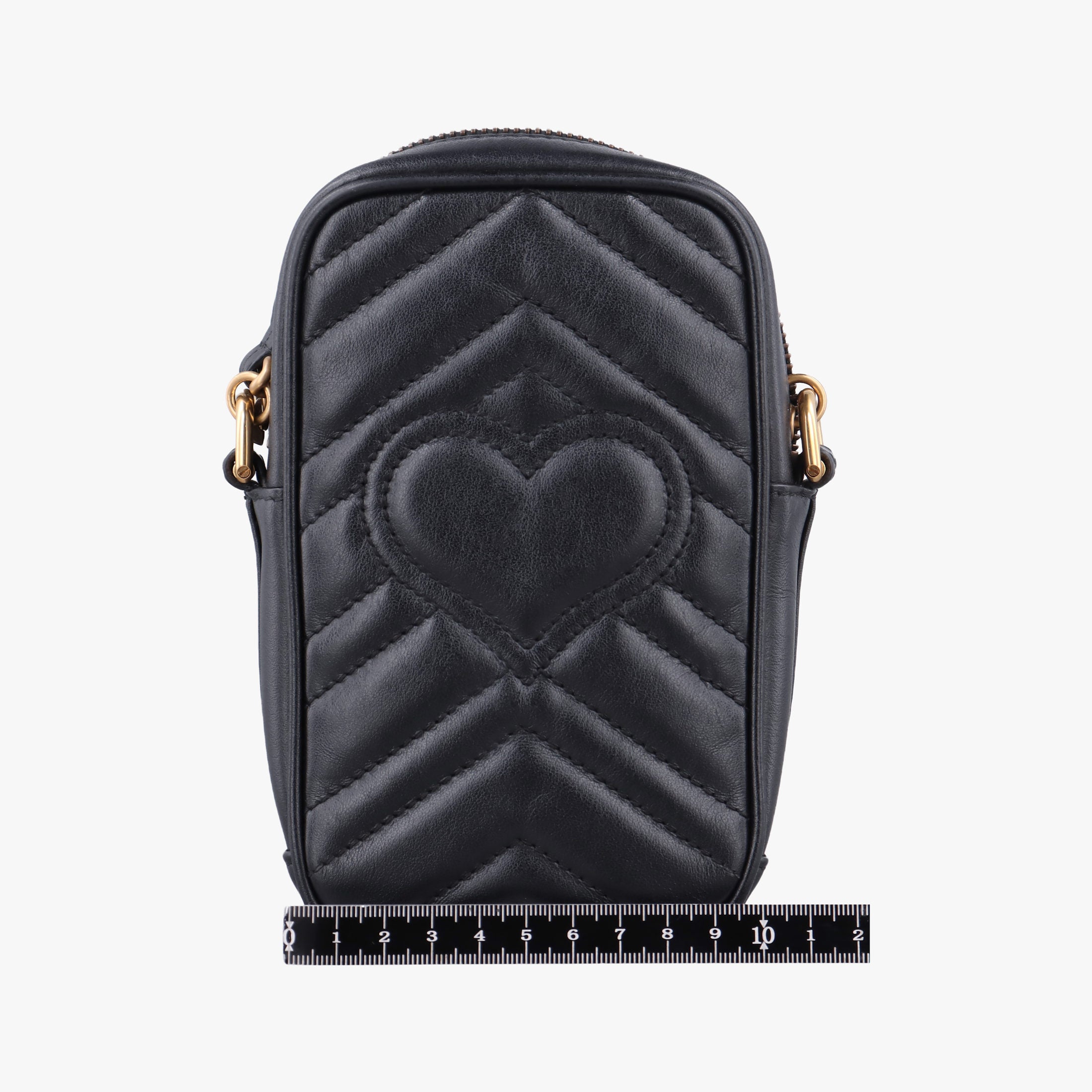 GG Marmont Black Leather 598597 GGマーモント ブラック レザー 598597