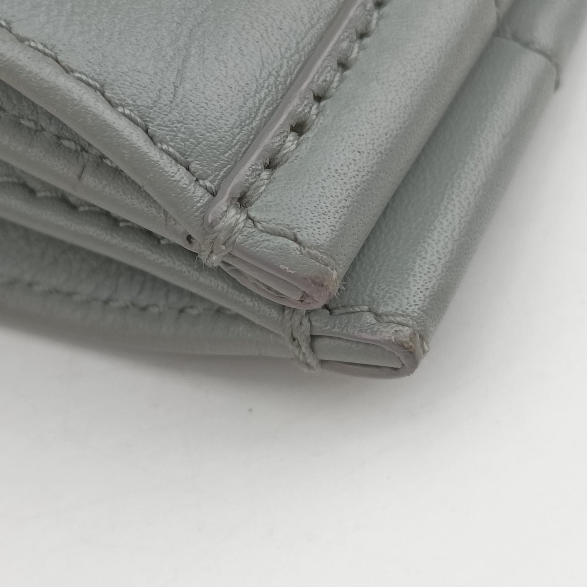 Book Tote Bag Grey leather 62-MA-0210 IC Chipブックトート バッグ グレー レザー 62-MA-0210 ICチップ