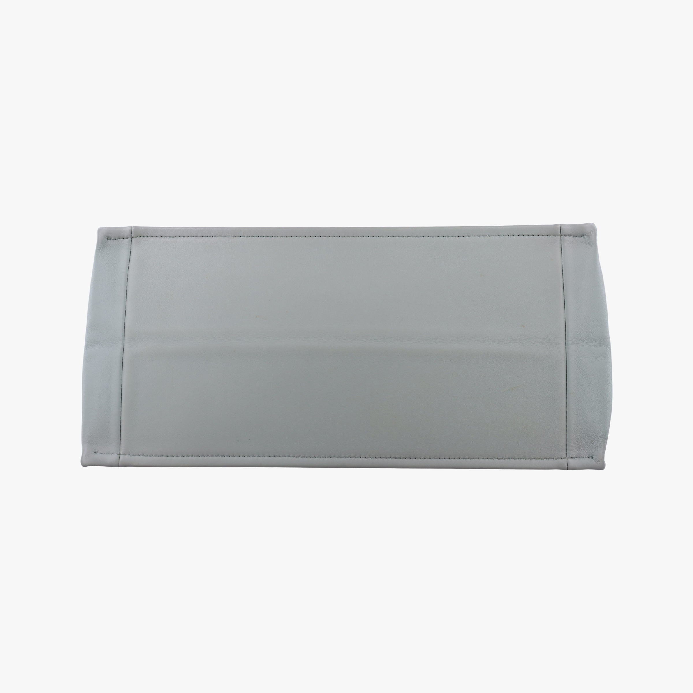 Book Tote Bag Grey leather 62-MA-0210 IC Chipブックトート バッグ グレー レザー 62-MA-0210 ICチップ