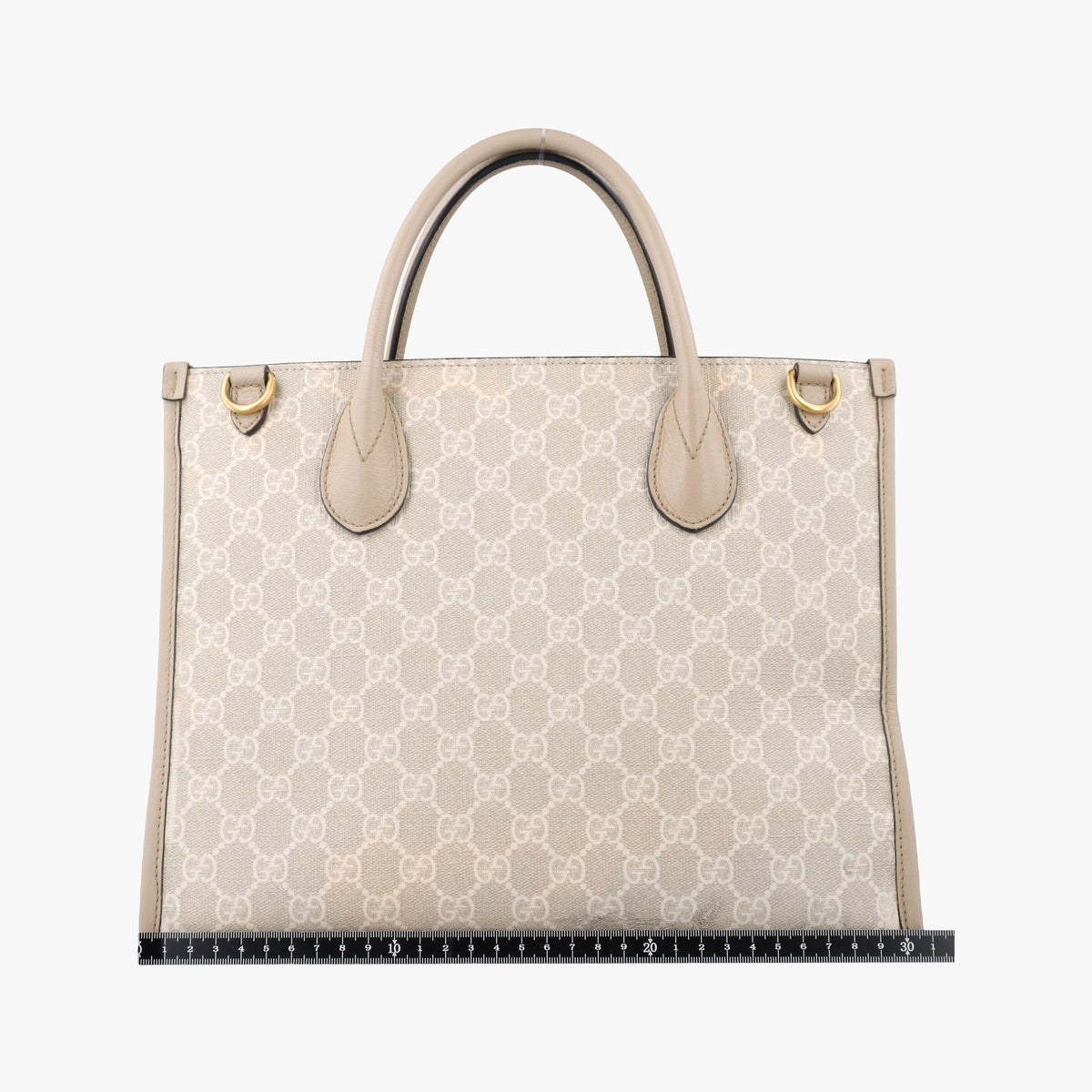 Interlocking G Beige PVC coated canvas×Leather 659983 G039238286インターロッキングG ベージュ PVCコーティングキャンバス×レザー 659983 G039238286