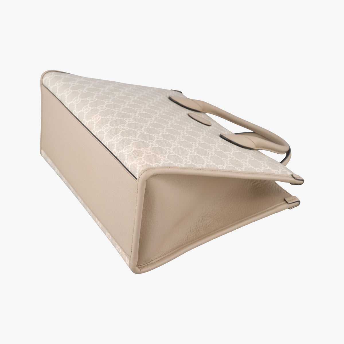 Interlocking G Beige PVC coated canvas×Leather 659983 G039238286インターロッキングG ベージュ PVCコーティングキャンバス×レザー 659983 G039238286