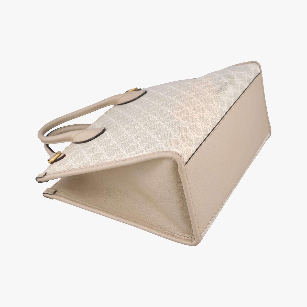 Interlocking G Beige PVC coated canvas×Leather 659983 G039238286インターロッキングG ベージュ PVCコーティングキャンバス×レザー 659983 G039238286