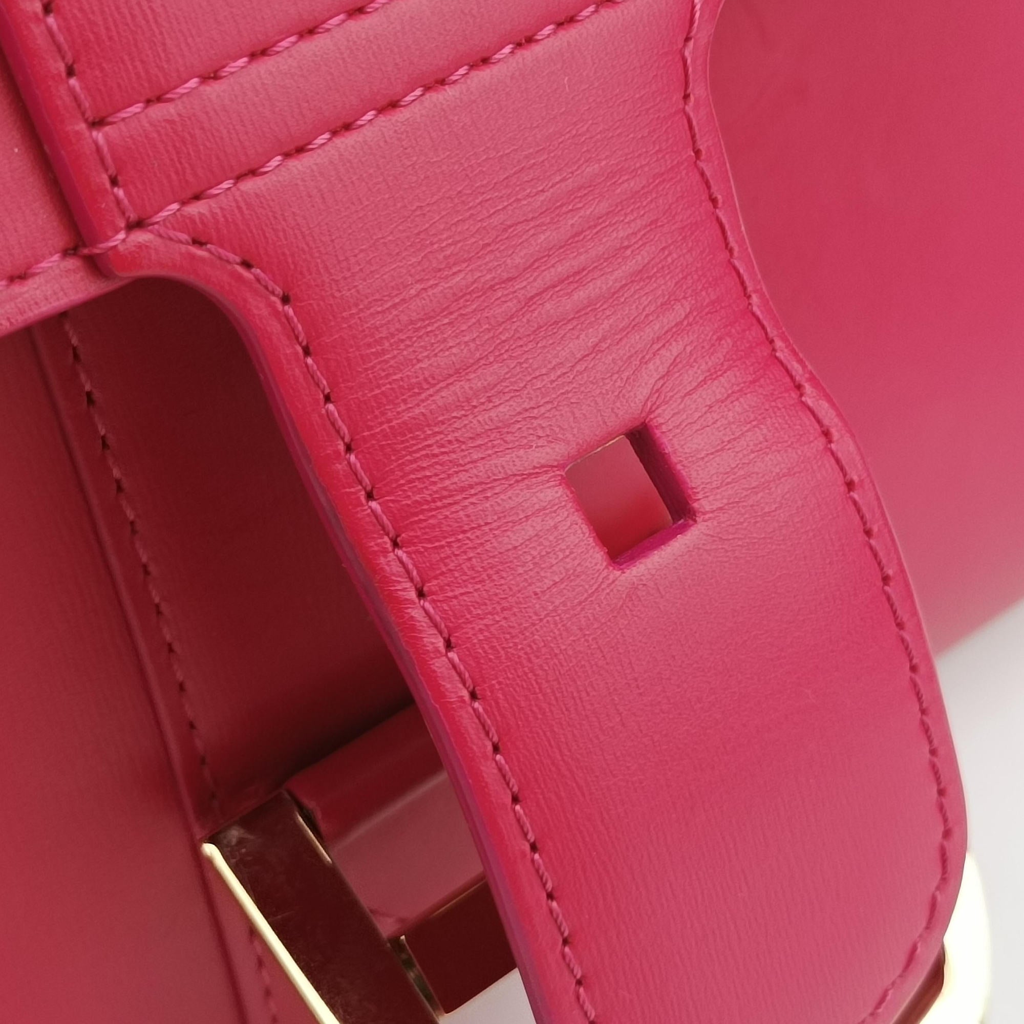 Brillant Mini Rose leather Lot number unknownブリヨン ミニ ローズ レッド レザー 製番不明