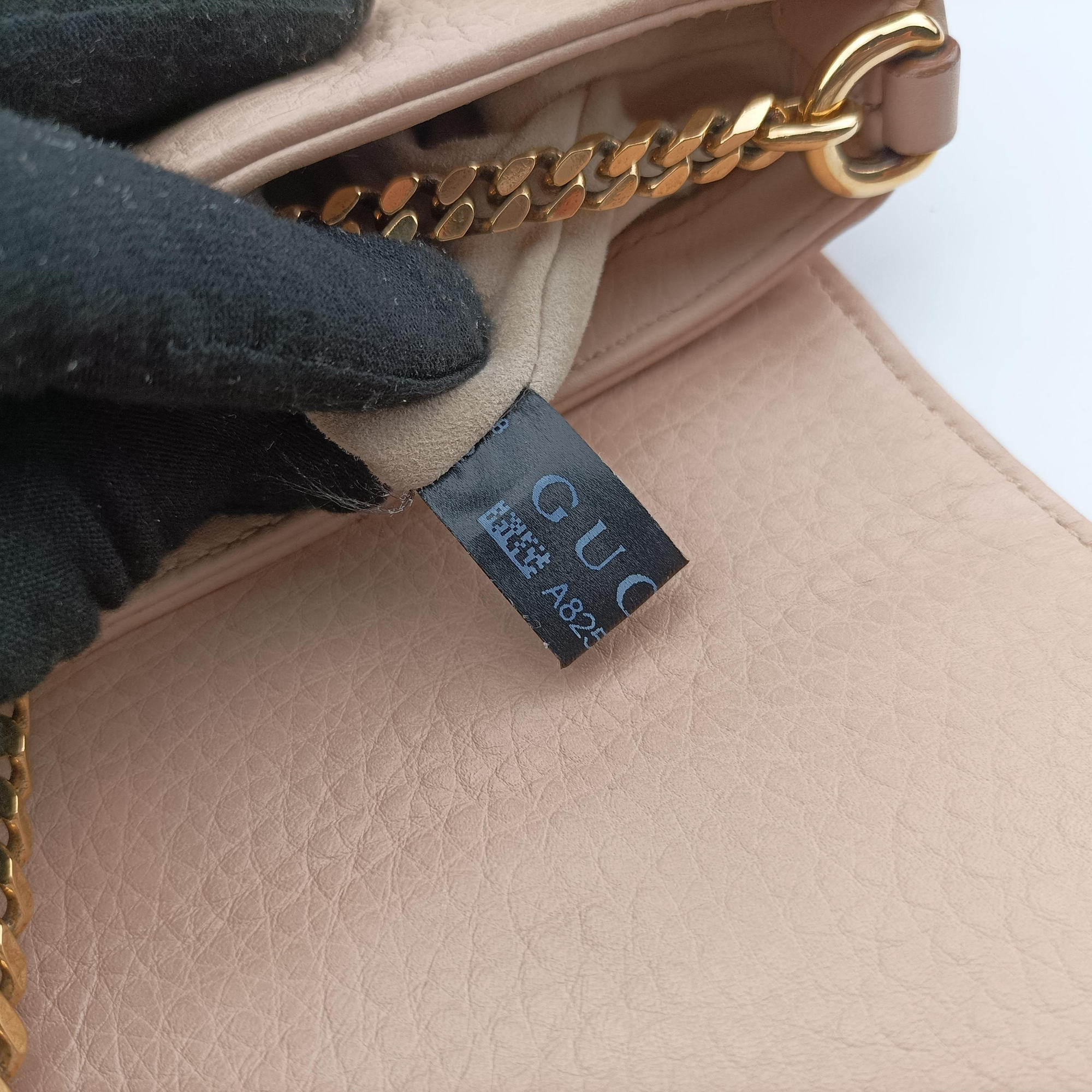 1973 Double G Golden-pink Leather 251821 A82552711973 ダブルG ゴールドピンク レザー 251821 A8255271