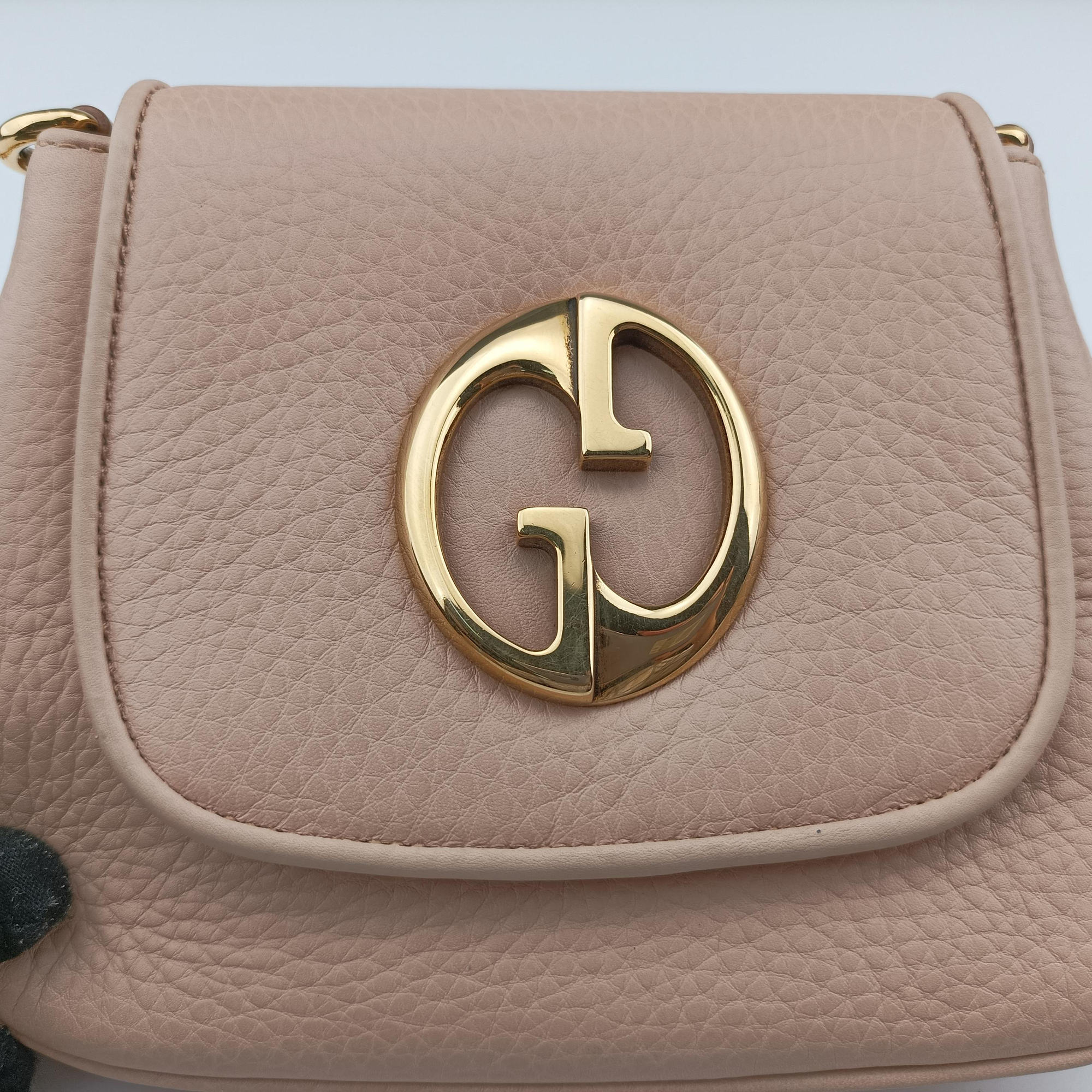 1973 Double G Golden-pink Leather 251821 A82552711973 ダブルG ゴールドピンク レザー 251821 A8255271