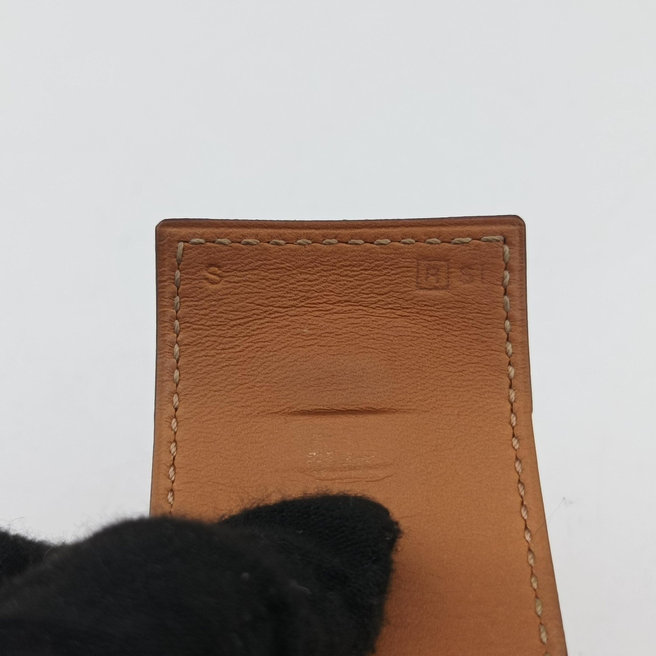 Collier de chien Orange×silver Leather×GP S ▢R SIコリエ ド シアン オレンジ×シルバー レザー×GP S ▢R SI