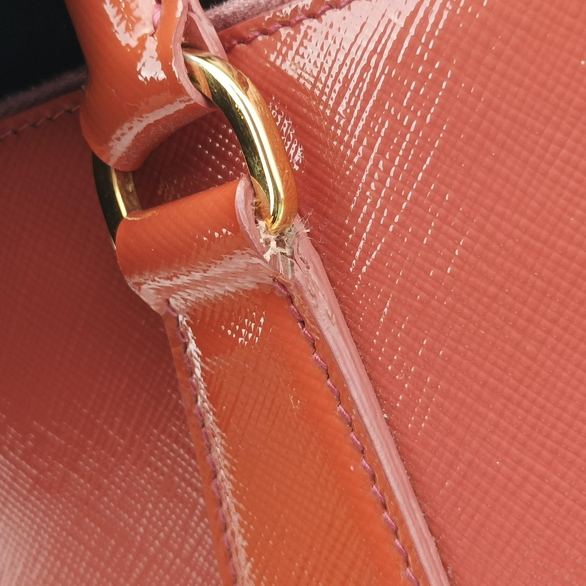 Galleria Front Pocket Orange Patent BN2674 14/Aガレリア フロント ポケット オレンジ パテント BN2674 14/A