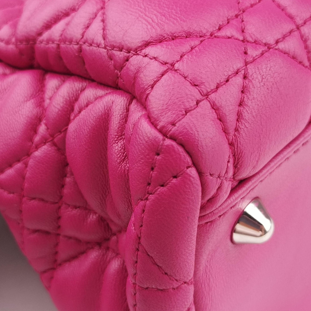Cannage Dior Soft Shopping Purple lambskin 17-BO-0154ディオールソフト パープル ラムスキン 17-BO-0154