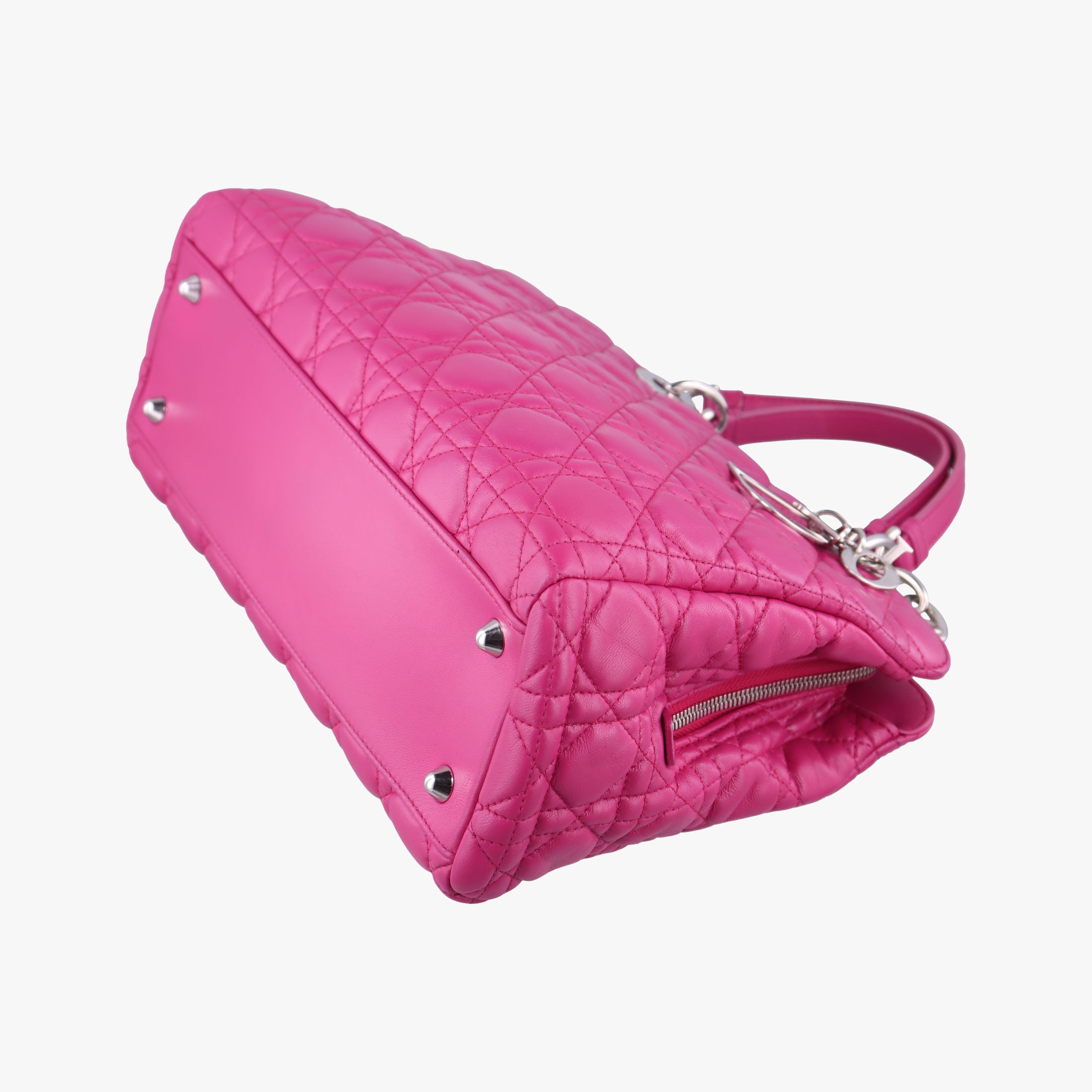 Cannage Dior Soft Shopping Purple lambskin 17-BO-0154ディオールソフト パープル ラムスキン 17-BO-0154