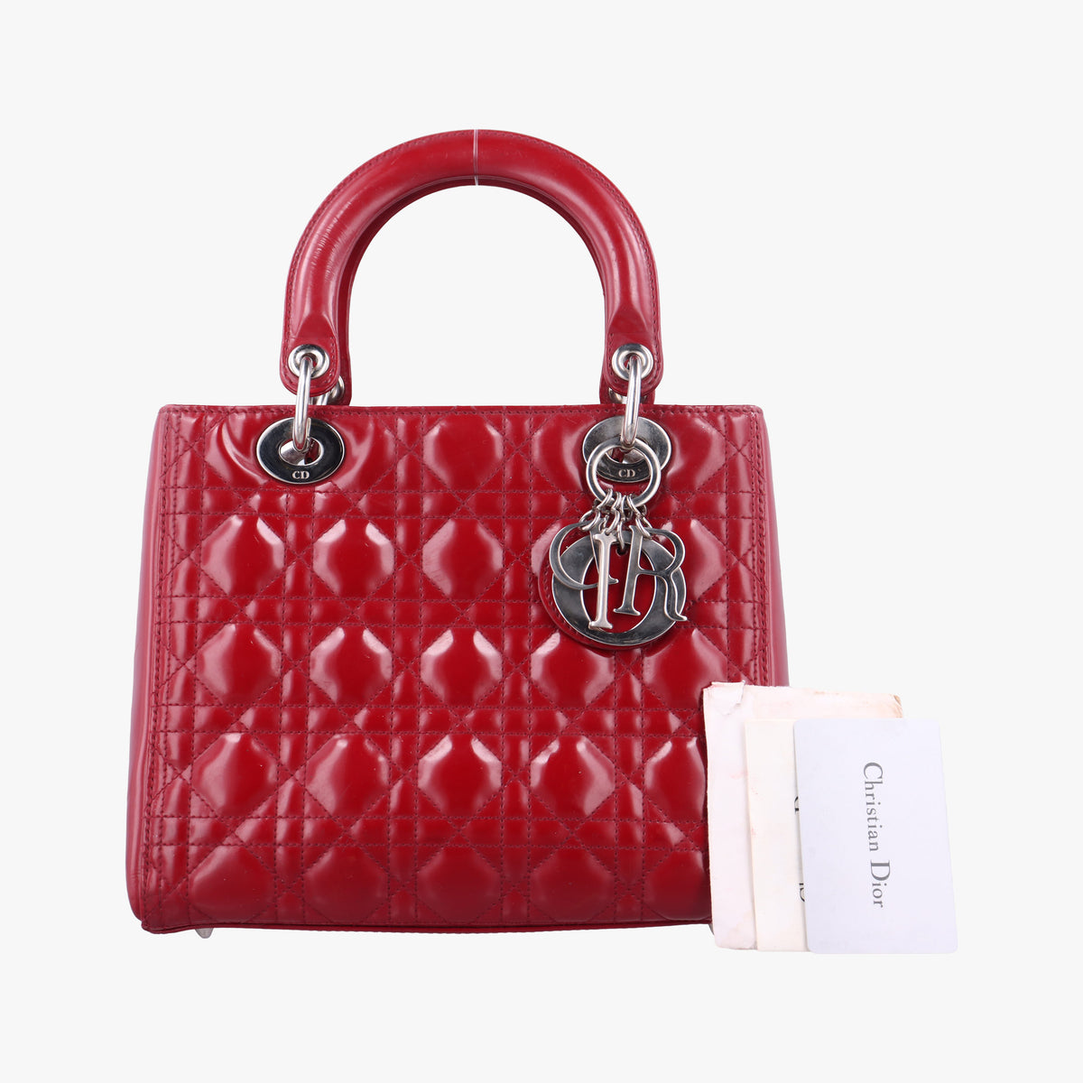 Lady Dior Red Patent 05BMA-0122レディディオール レッド パテント 05BMA-0122