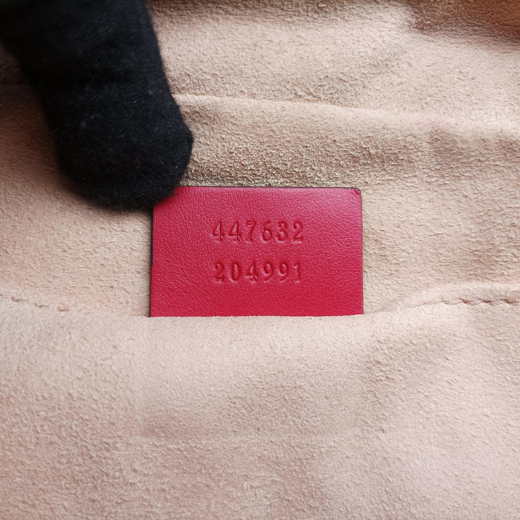 GG Marmont Red Leather 447632 C026947429GGマーモント レッド レザー 447632 C026947429