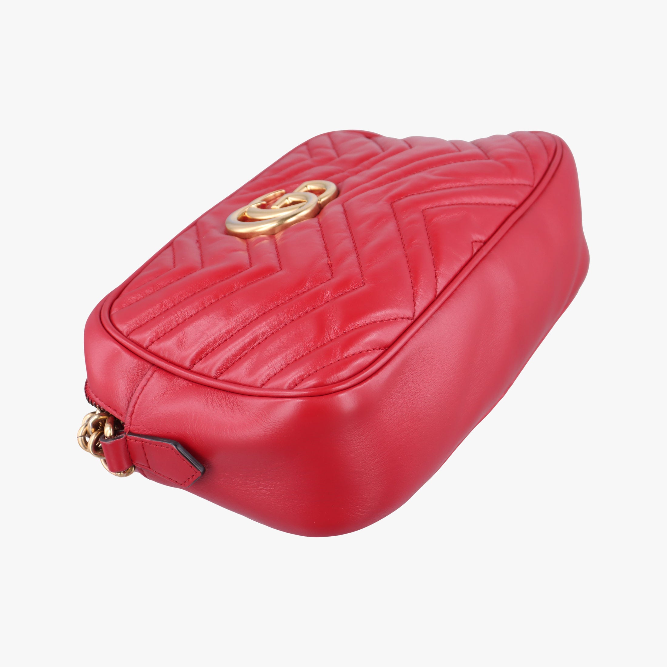 GG Marmont Red Leather 447632 C026947429GGマーモント レッド レザー 447632 C026947429