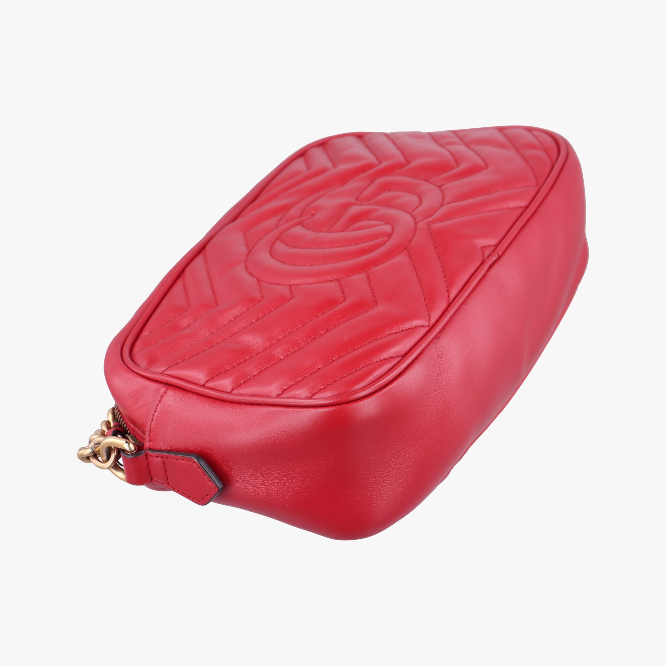 GG Marmont Red Leather 447632 C026947429GGマーモント レッド レザー 447632 C026947429
