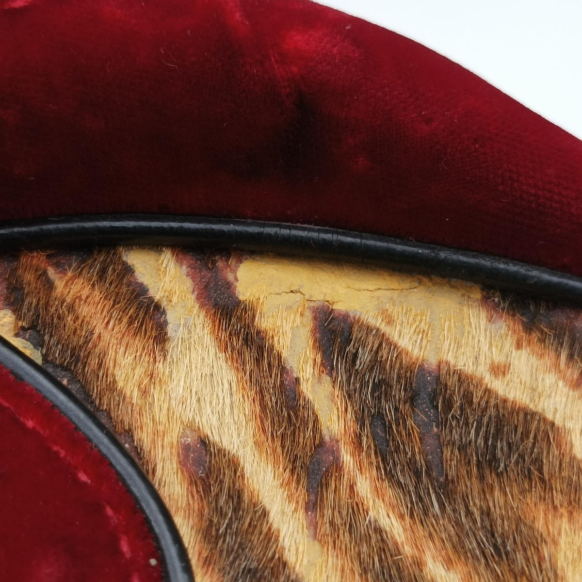 Dice Leopard Bowler Multicolour ponyhair×velour×patent 11-MA-0074ダイスレパードボウラー マルチカラー ハラコ×ベロア×パテント 11-MA-0074