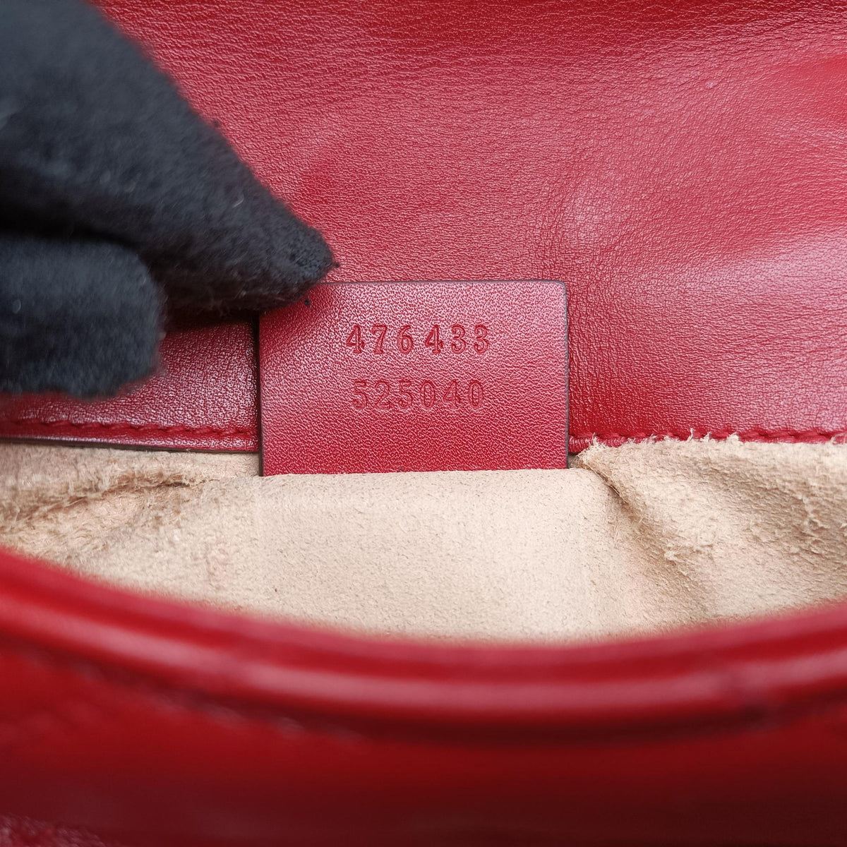 GG Marmont Red Leather 476433 GGマーモント レッド レザー 476433