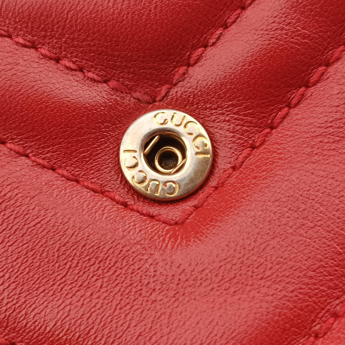 GG Marmont Red Leather 476433 GGマーモント レッド レザー 476433