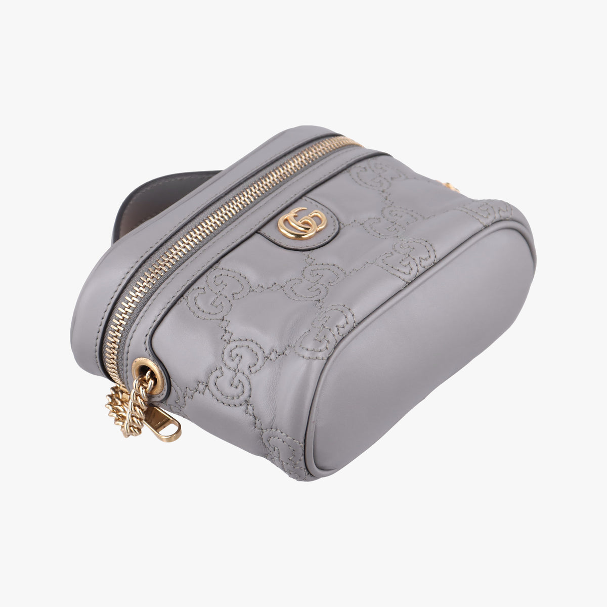 Vintage Gucci GG Matelasse Grey Leather 723770 shoulderbag | stylenewstar
