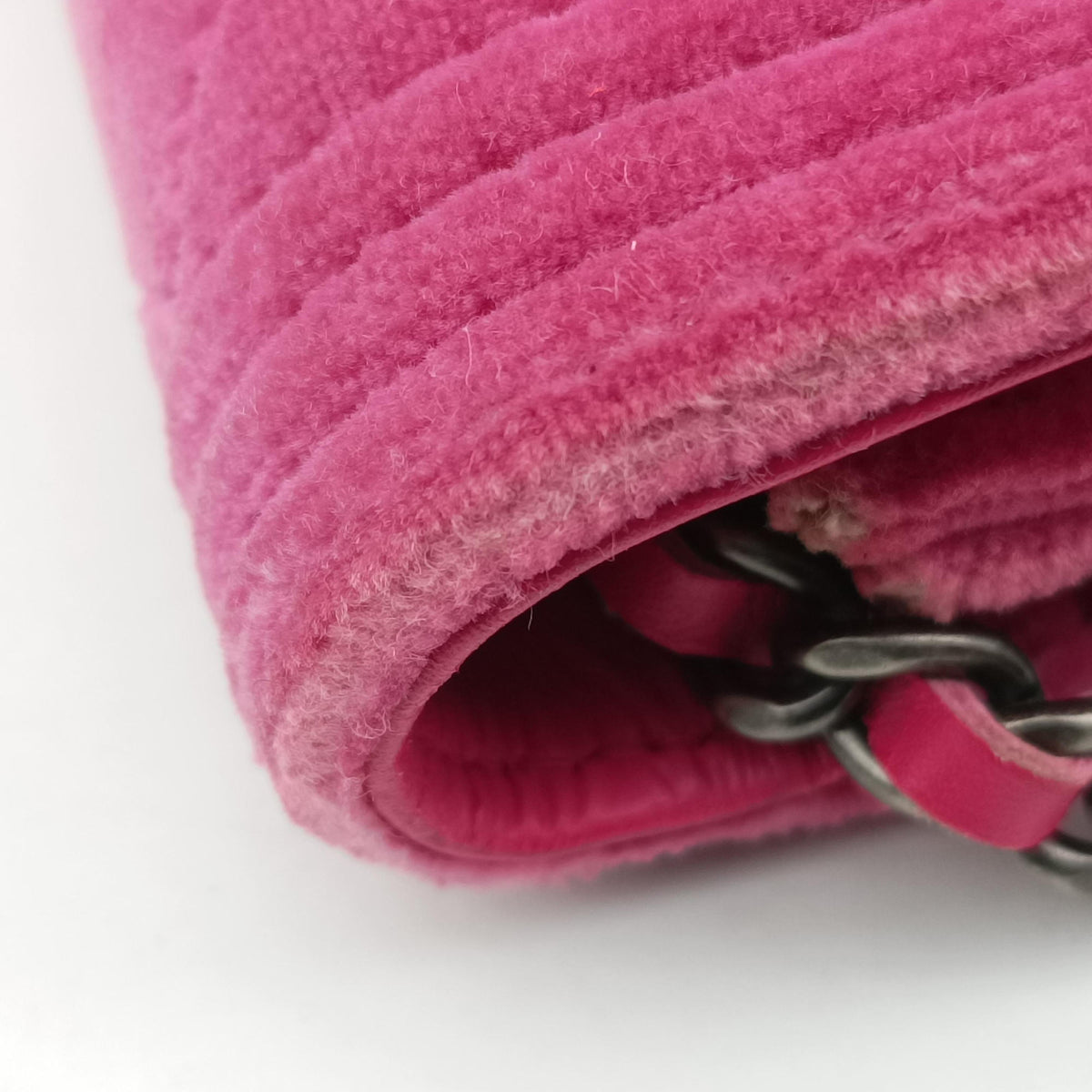 BOY CHANEL Chain Wallet Rose velour A68911 18548208ボーイシャネル チェーンウォレット ローズ レッド ベロア A68911 18548208