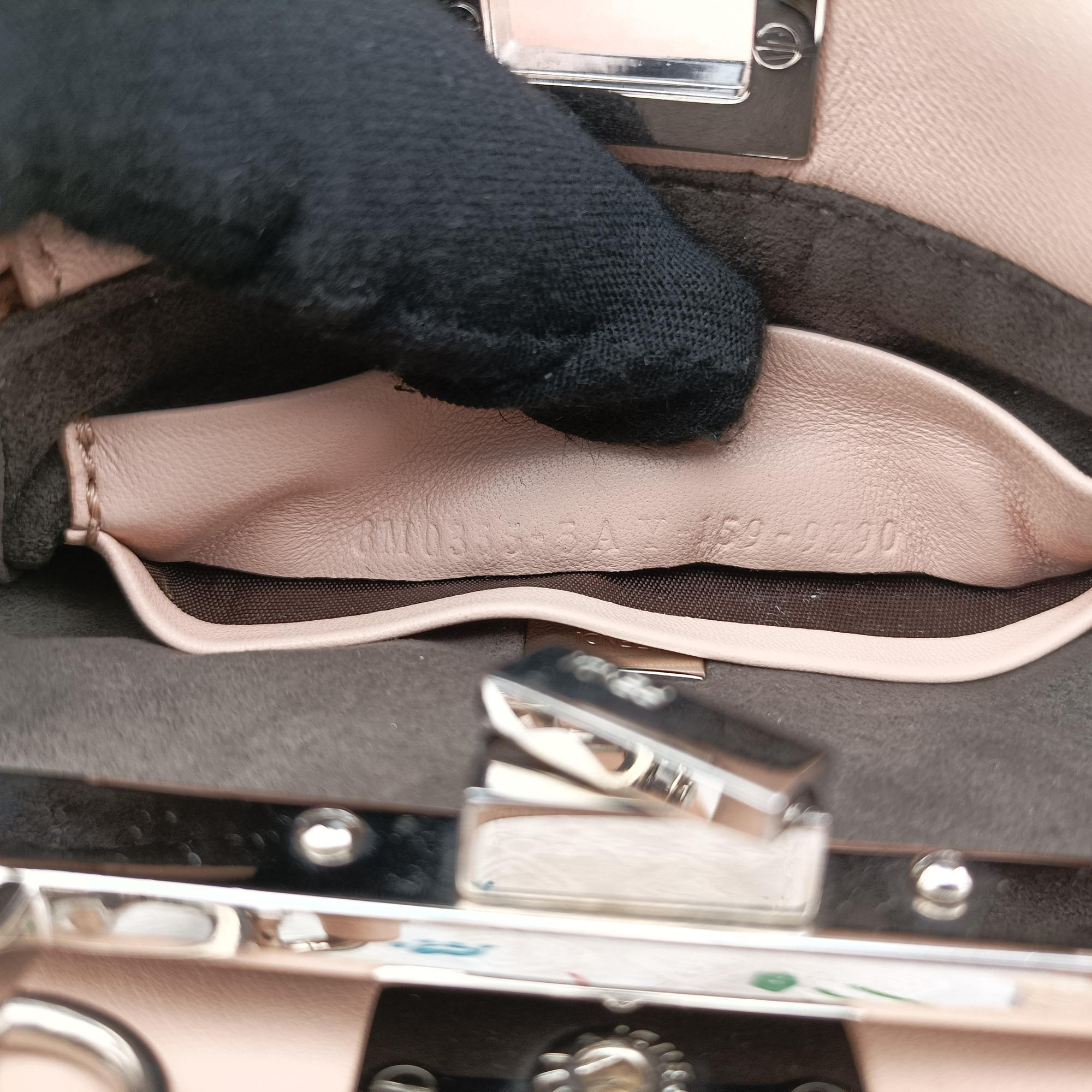 Micro Peekaboo Pink Leather × Pile 8M0355 8M0355-5AY-159-9290マイクロピーカブー ピンク レザー×パイル 8M0355 8M0355-5AY-159-9290