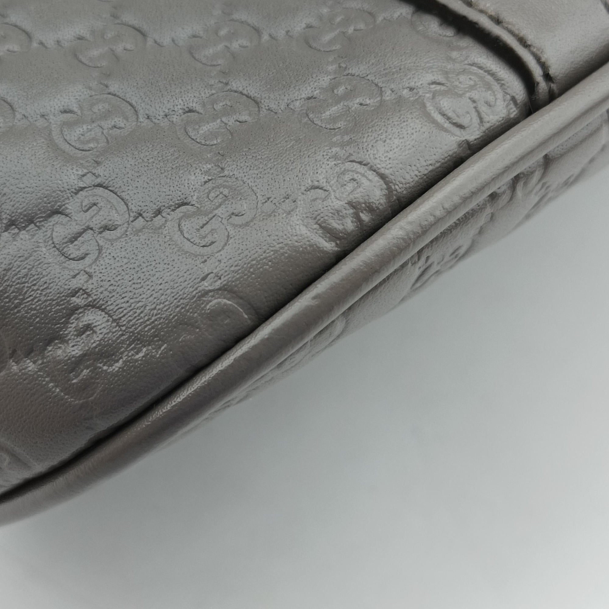 Microguccissima Grey Leather 449654 C025505235マイクログッチシマ グレー レザー 449654 C025505235