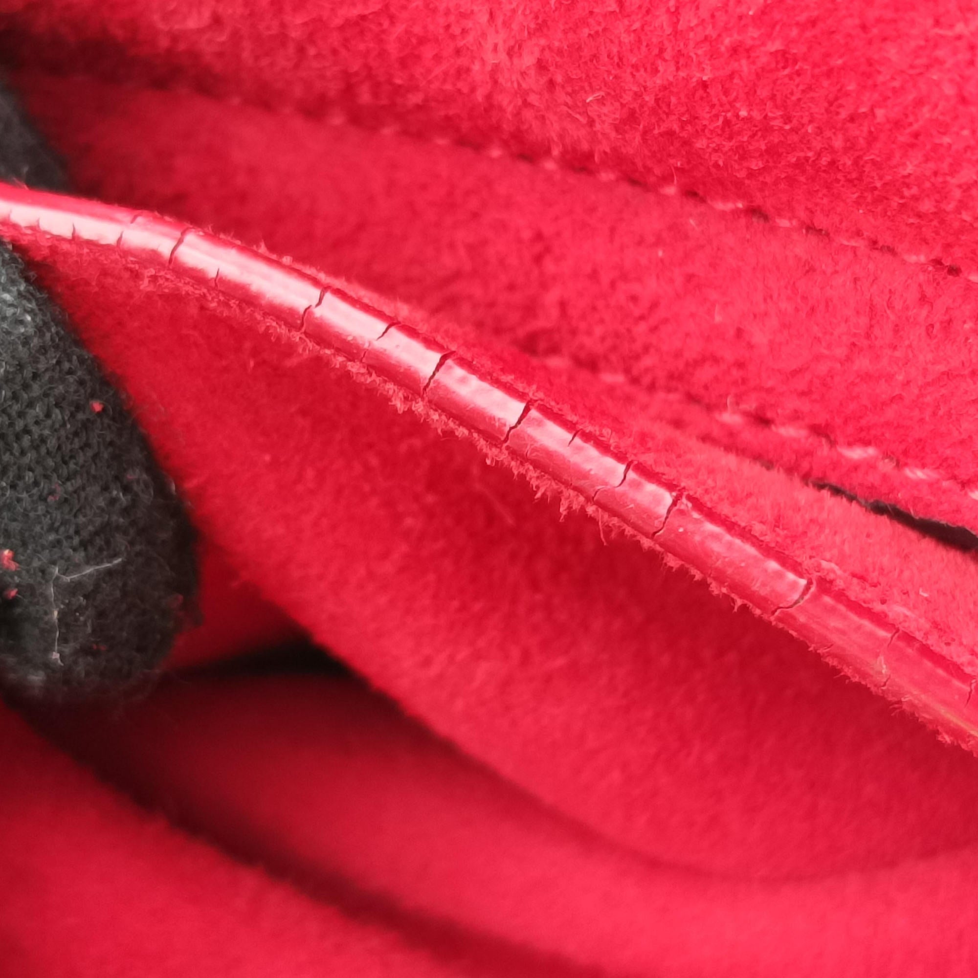 Lady Dior Red Leather 04-MA-0177レディディオール レッド レザー 04-MA-0177