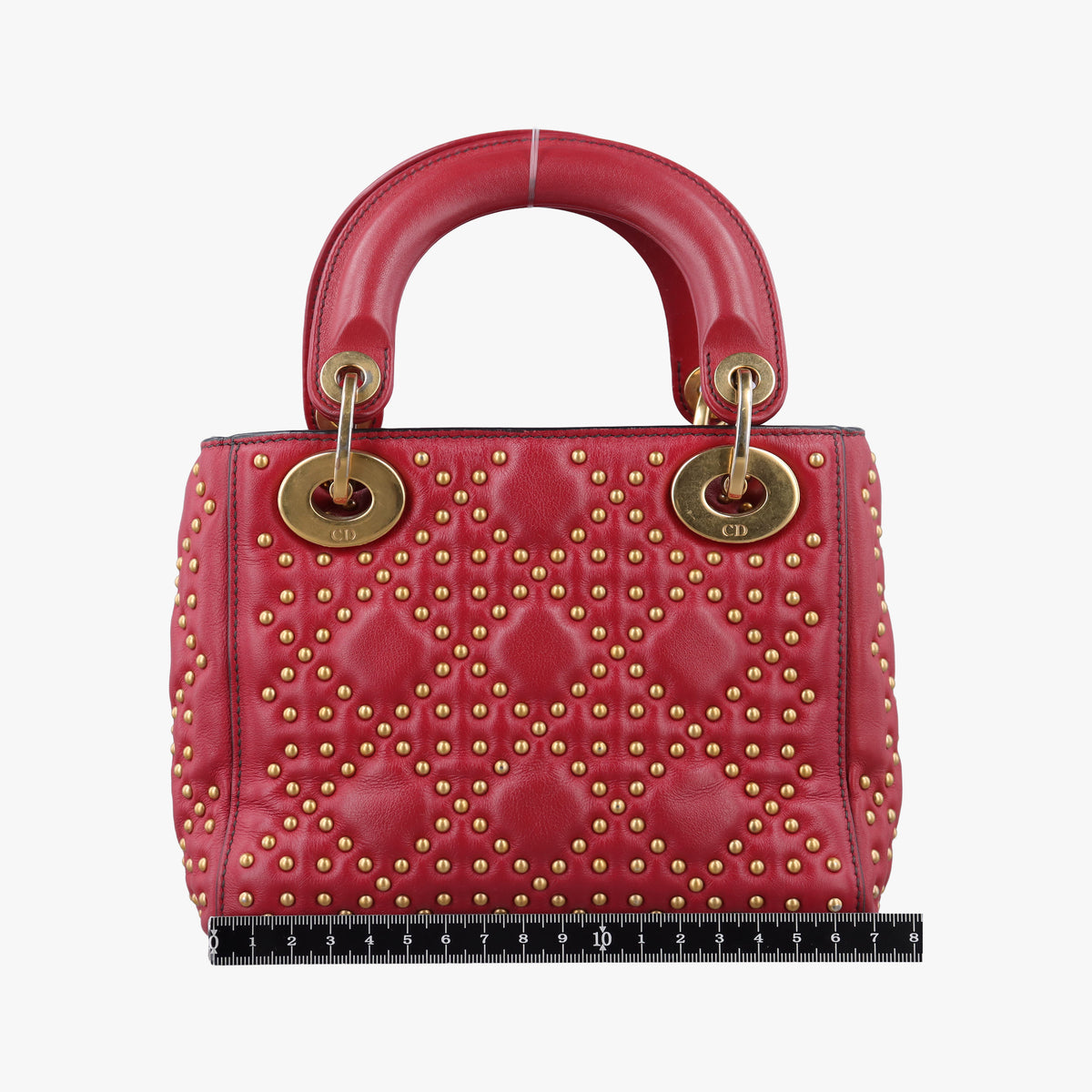 Lady Dior Red Leather 04-MA-0177レディディオール レッド レザー 04-MA-0177