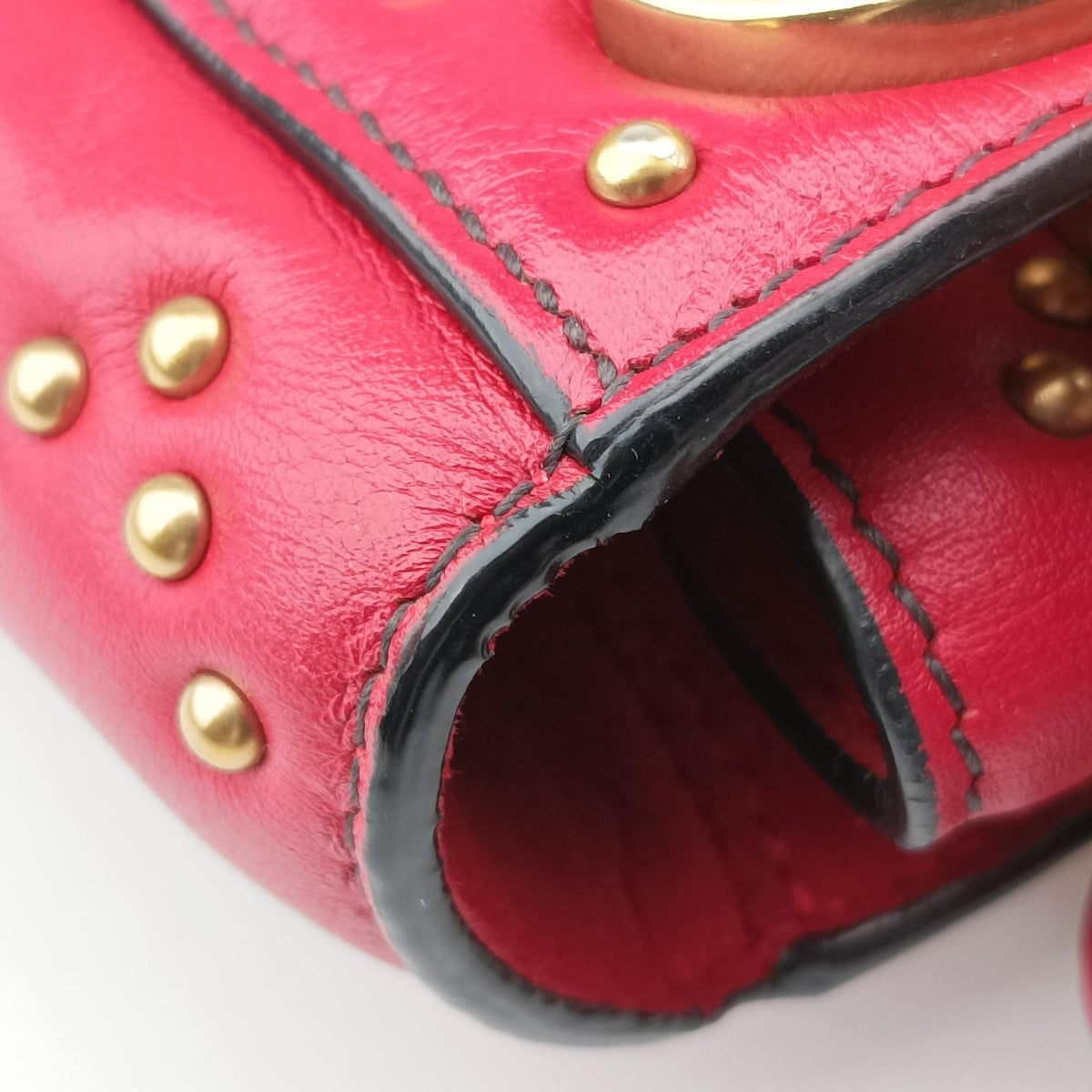 Lady Dior Red Leather 04-MA-0177レディディオール レッド レザー 04-MA-0177