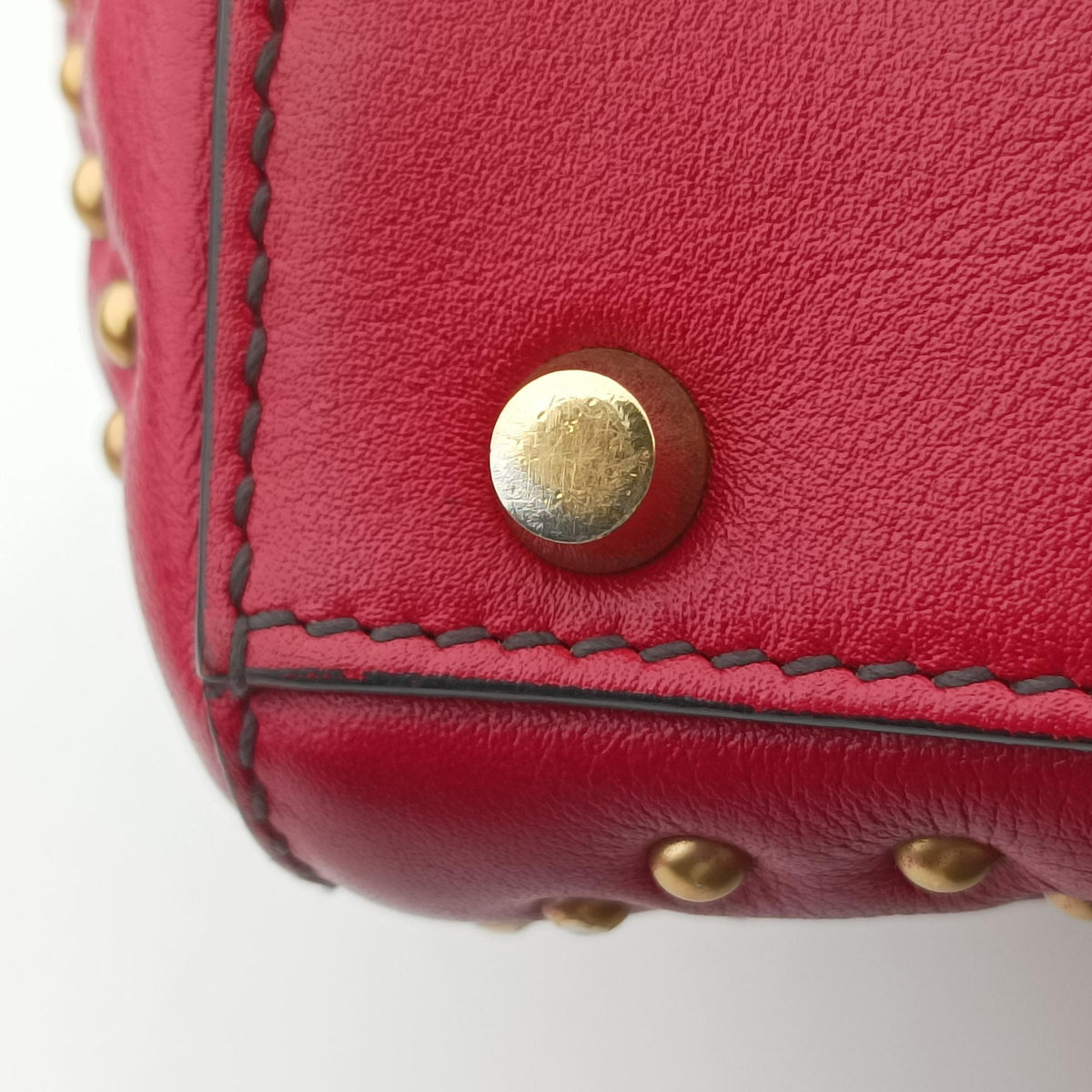 Lady Dior Red Leather 04-MA-0177レディディオール レッド レザー 04-MA-0177