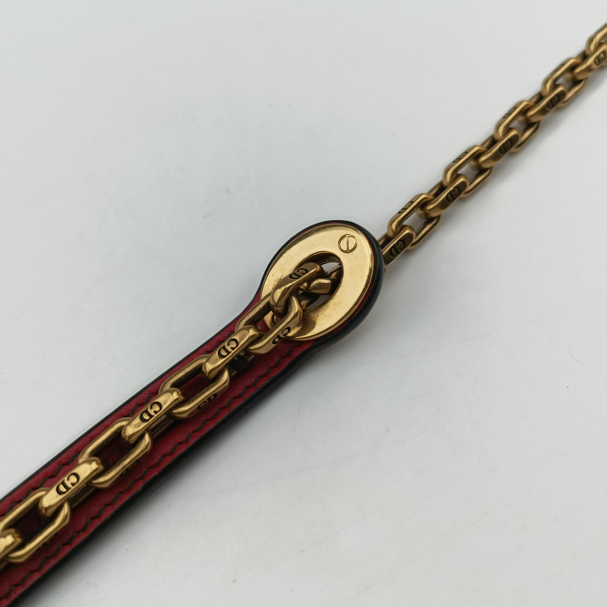 Lady Dior Red Leather 04-MA-0177レディディオール レッド レザー 04-MA-0177