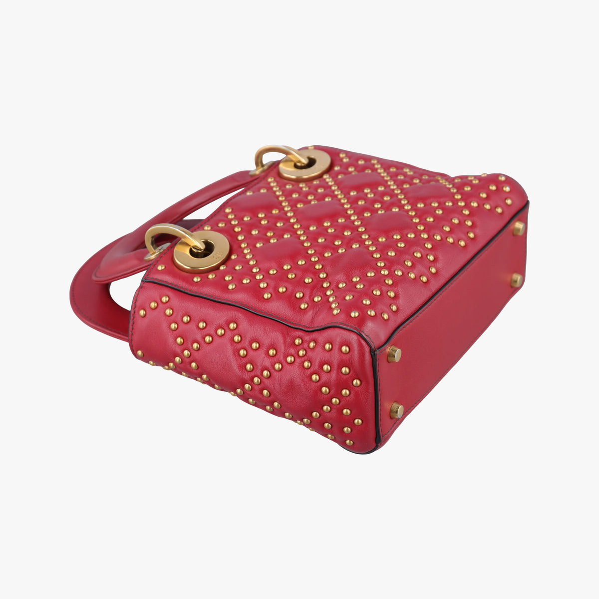 Lady Dior Red Leather 04-MA-0177レディディオール レッド レザー 04-MA-0177