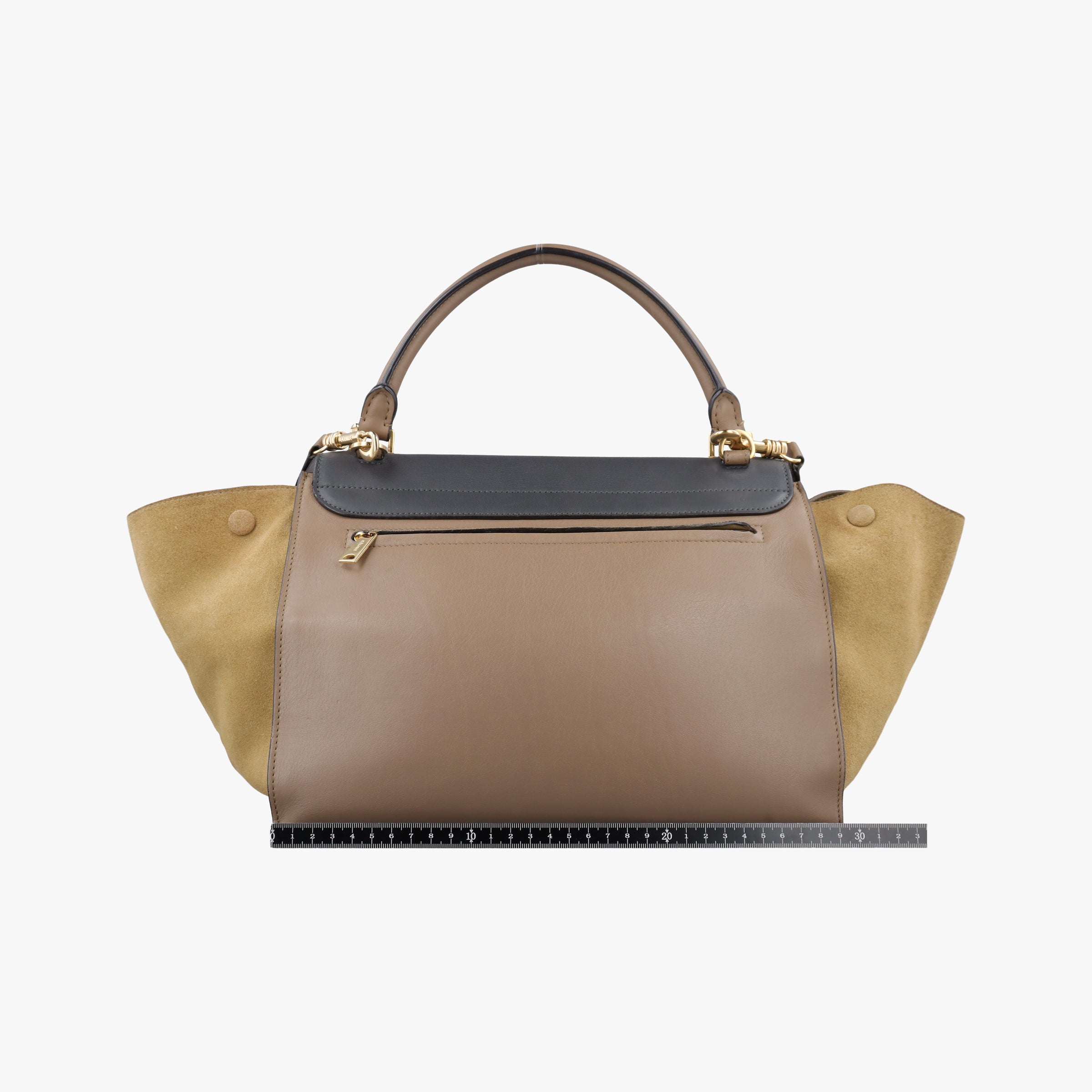 Trapeze Beige× Gray×brown Suede × leather U-CU-0112トラペーズミディアム ベージュ×グレー×ブラウン スエード×レザー U-CU-0112