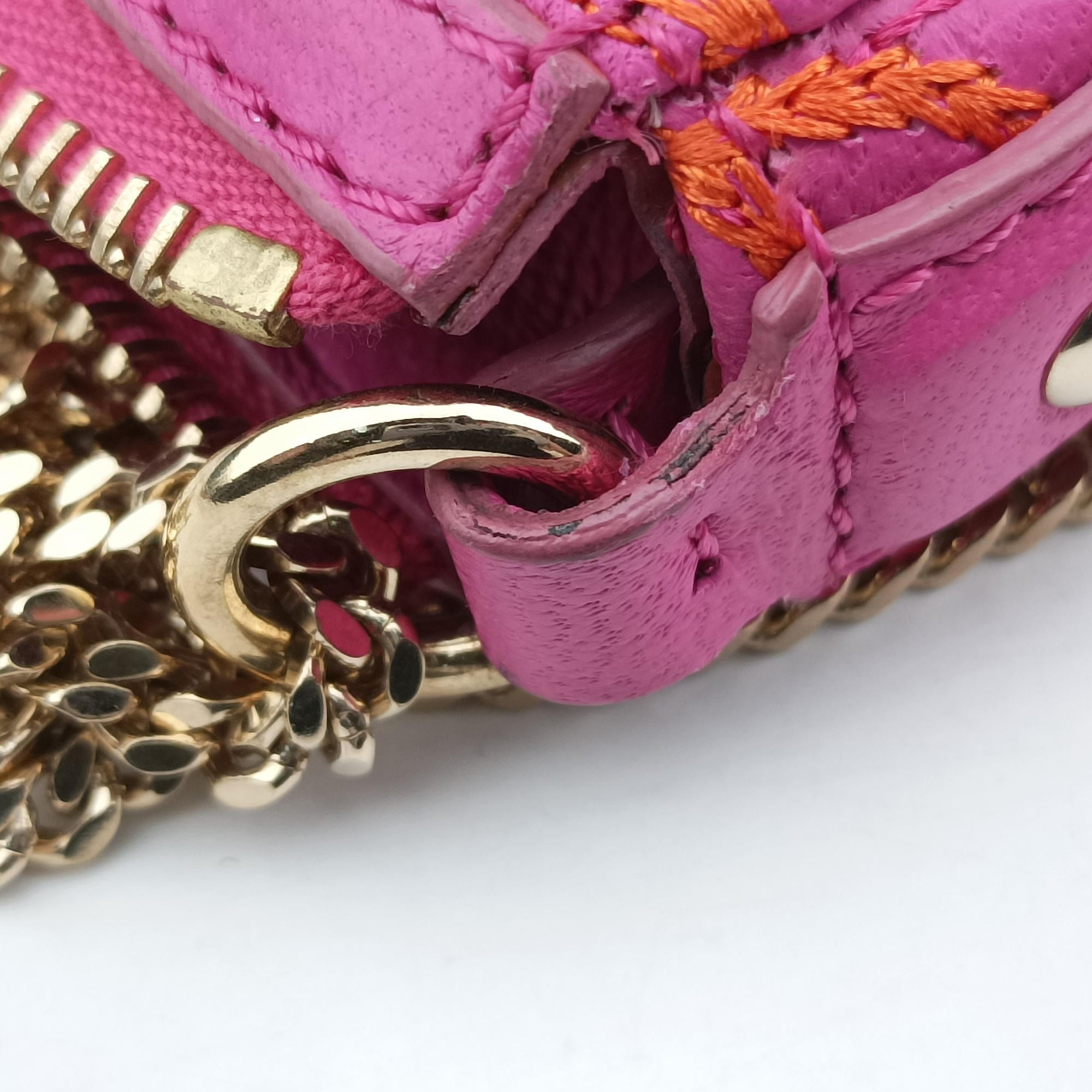 Embroidered Vanitas Pink Leather ヴァニタス刺繍 ピンク レザー